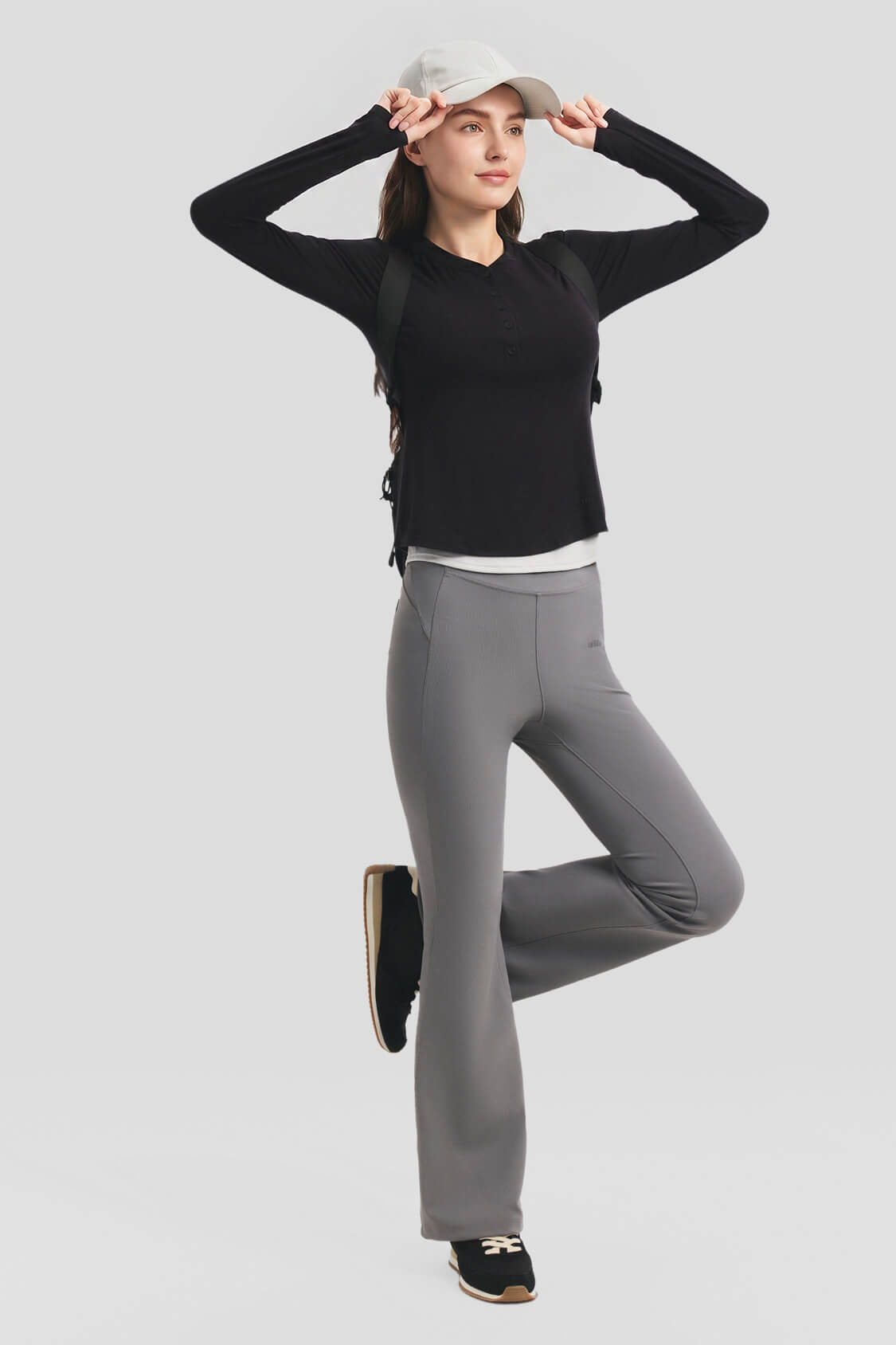 Women's Double-Layer Slim-Fit Base Layer Top HE019