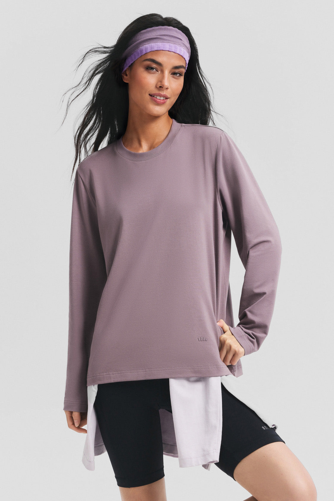 Unisex Stretch Breathable Crew-Neck Long-Sleeve T-Shirt CT013