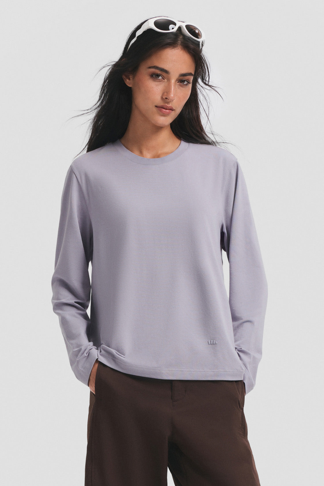 Unisex Stretch Breathable Crew-Neck Long-Sleeve T-Shirt CT013