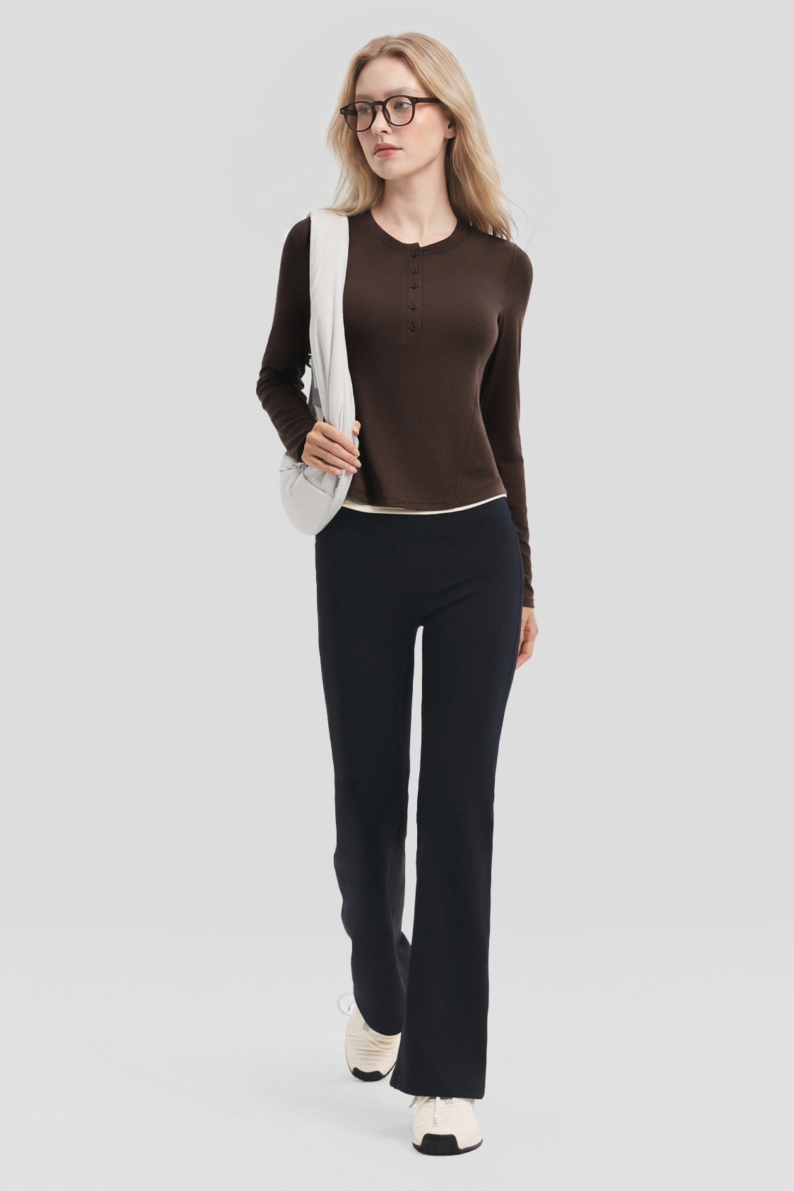 Women's Double-Layer Slim-Fit Base Layer Top HE019