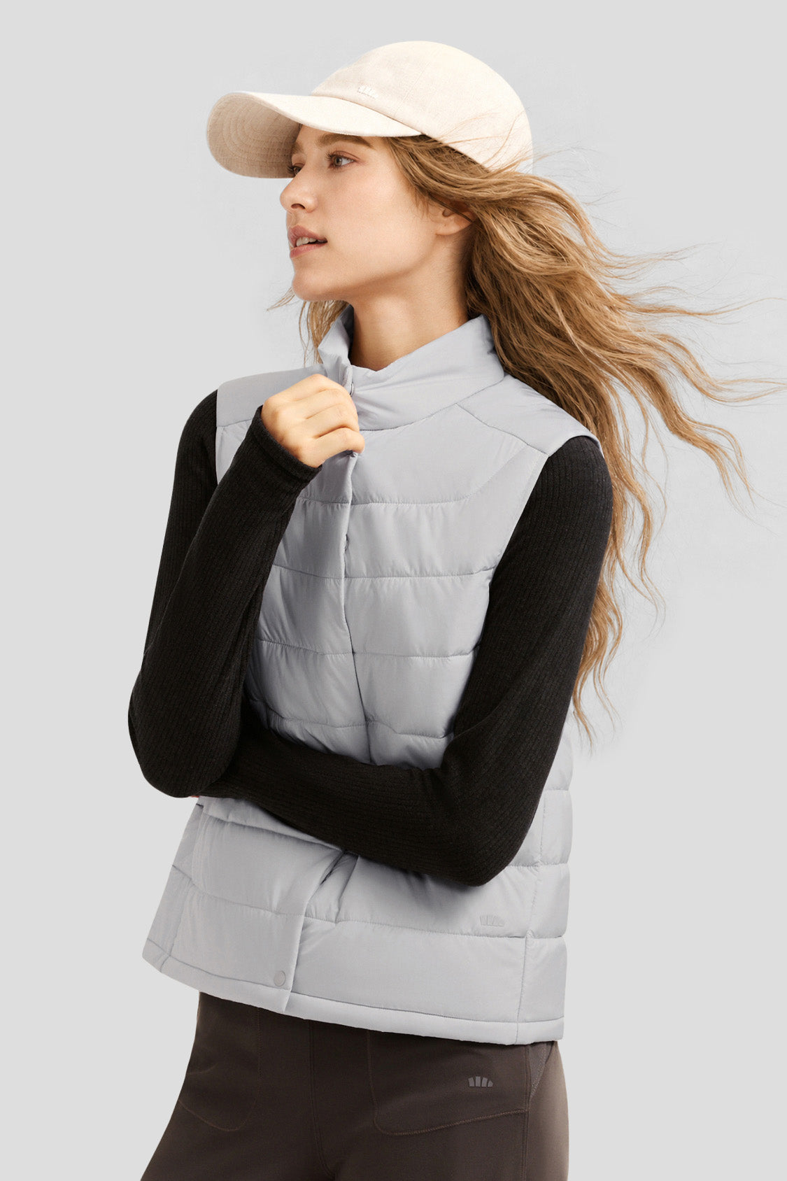Gilet imbottito leggero da donna (calore medio) PF007