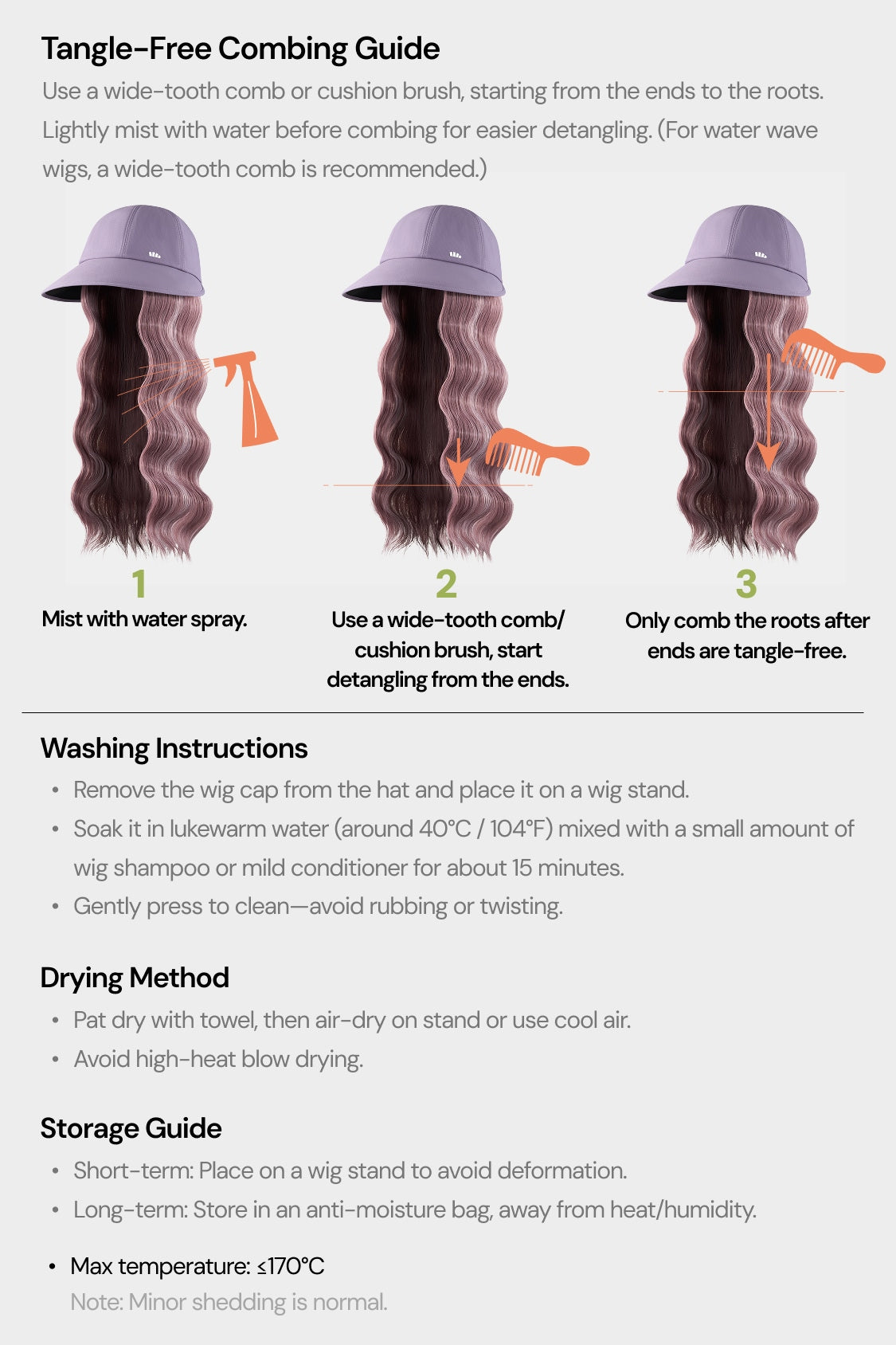 AirNest – Women’s Sun Shield Cap with Puffi Hair & 3D Ventilation Dome UPF50+