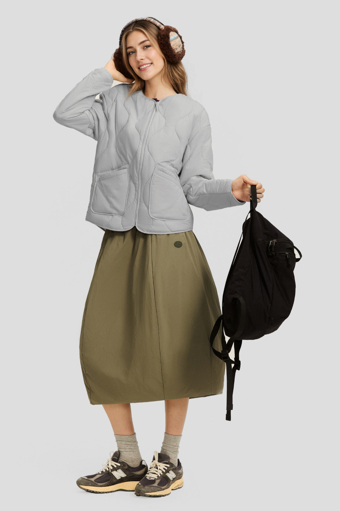 Women's Crew-Neck Insulated Jacket (Mid Warmth) CL023