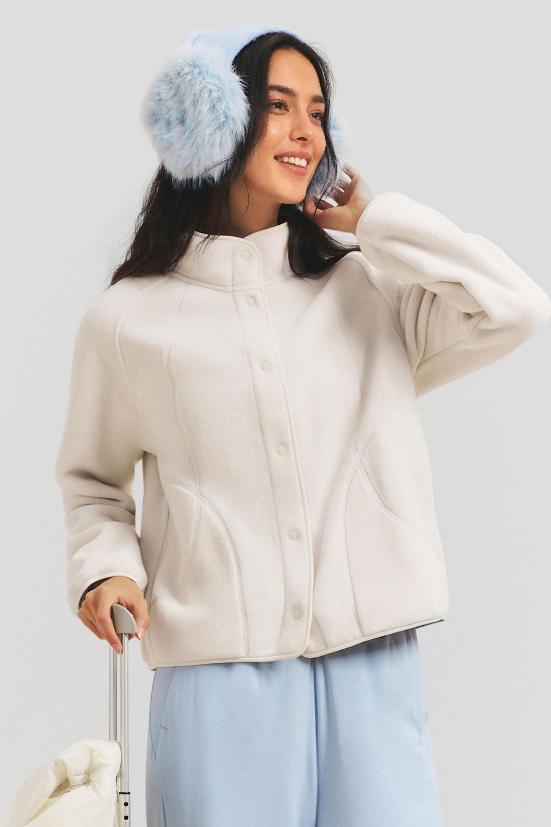 CoreFit – Damen Leichtwarme Fleecejacke in regulärer Passform