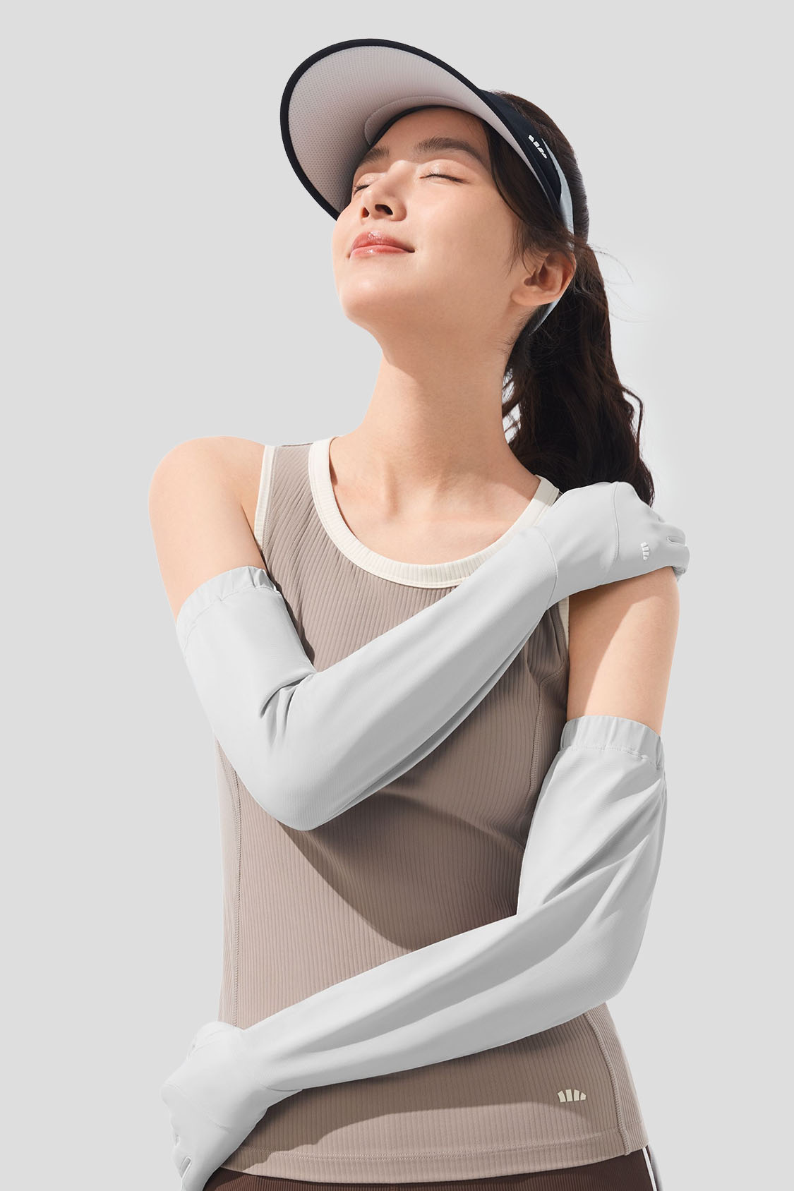 beneunder women's sun armes gloves #color_gray