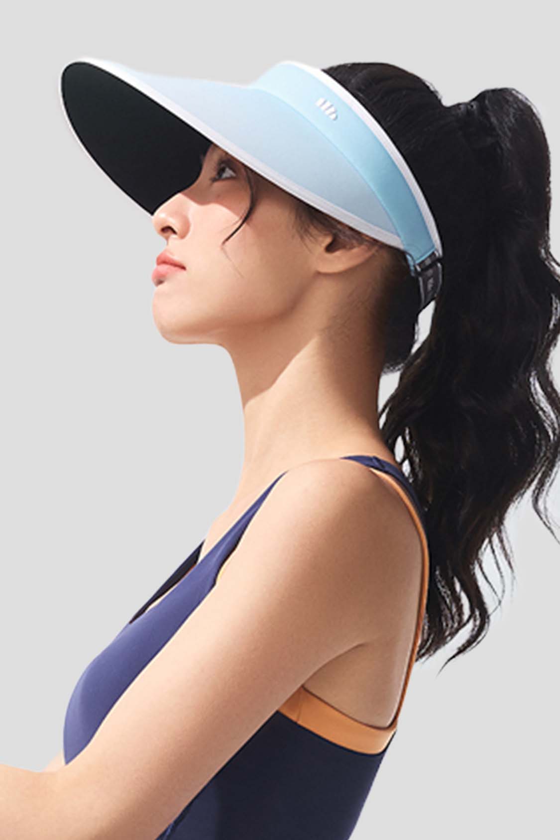 Guji Wide - Women's Sun Visor Hat UPF50+ BM569