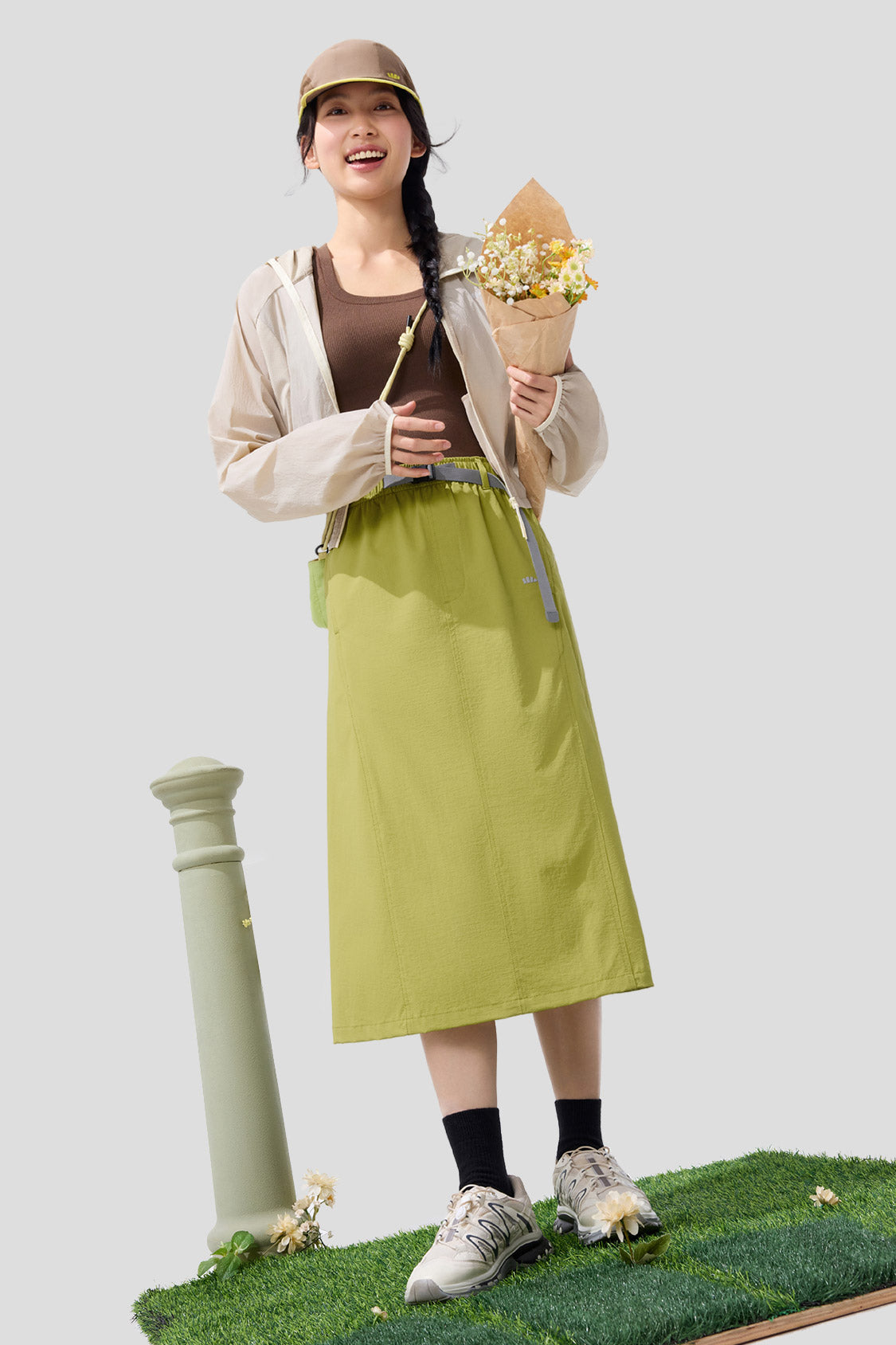 Aqua - Women's Water-Resistant Skirt UPF50+ WR969