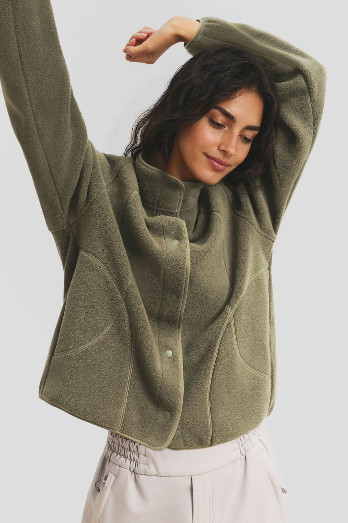 CoreFit – Damen Leichtwarme Fleecejacke in regulärer Passform