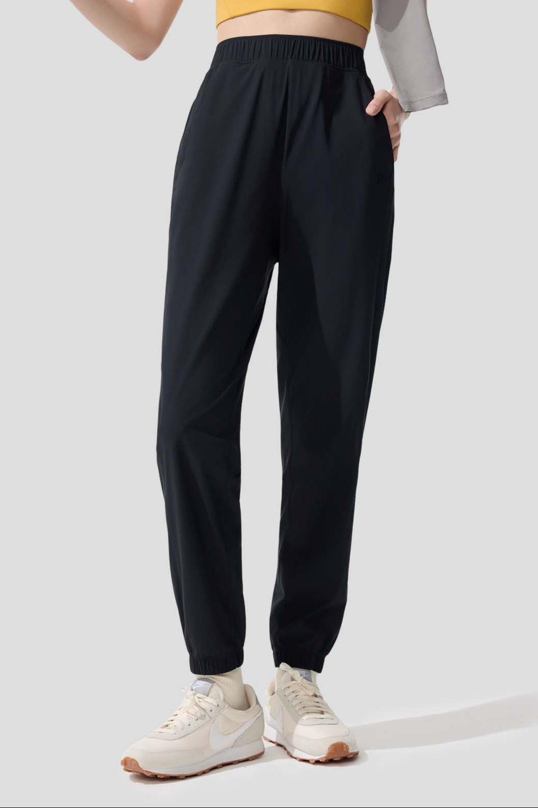 beneunder women's sport cooling pants #color_black