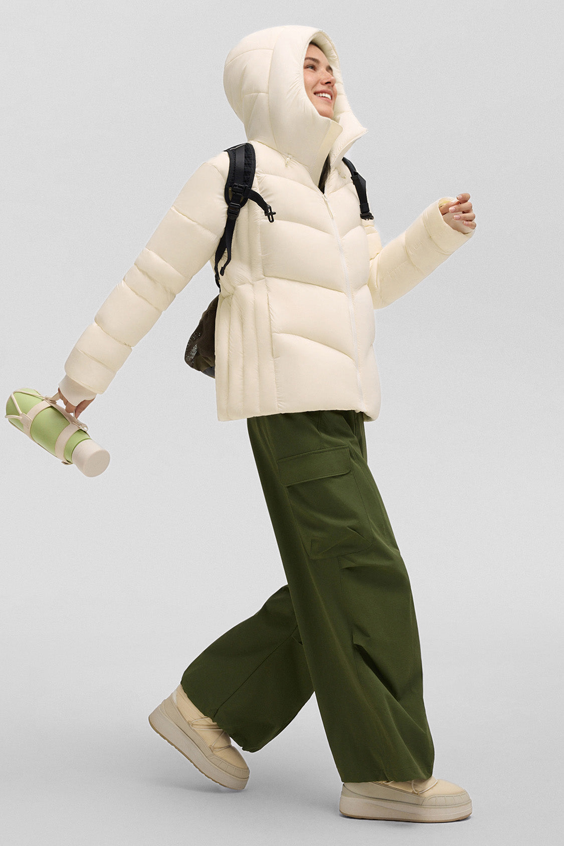 beneunder cloudloft – women’s high-loft down jacket (regular, extreme warmth) #color_beige