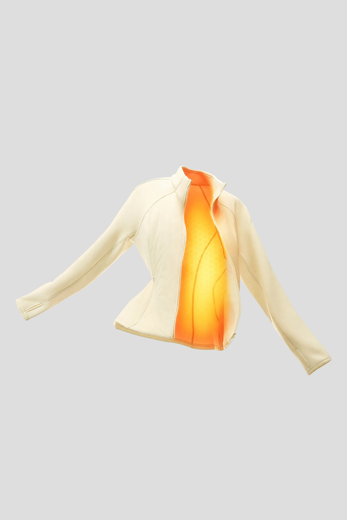 WindHaven – Chaqueta de forro polar cortaviento para mujer con calor medio