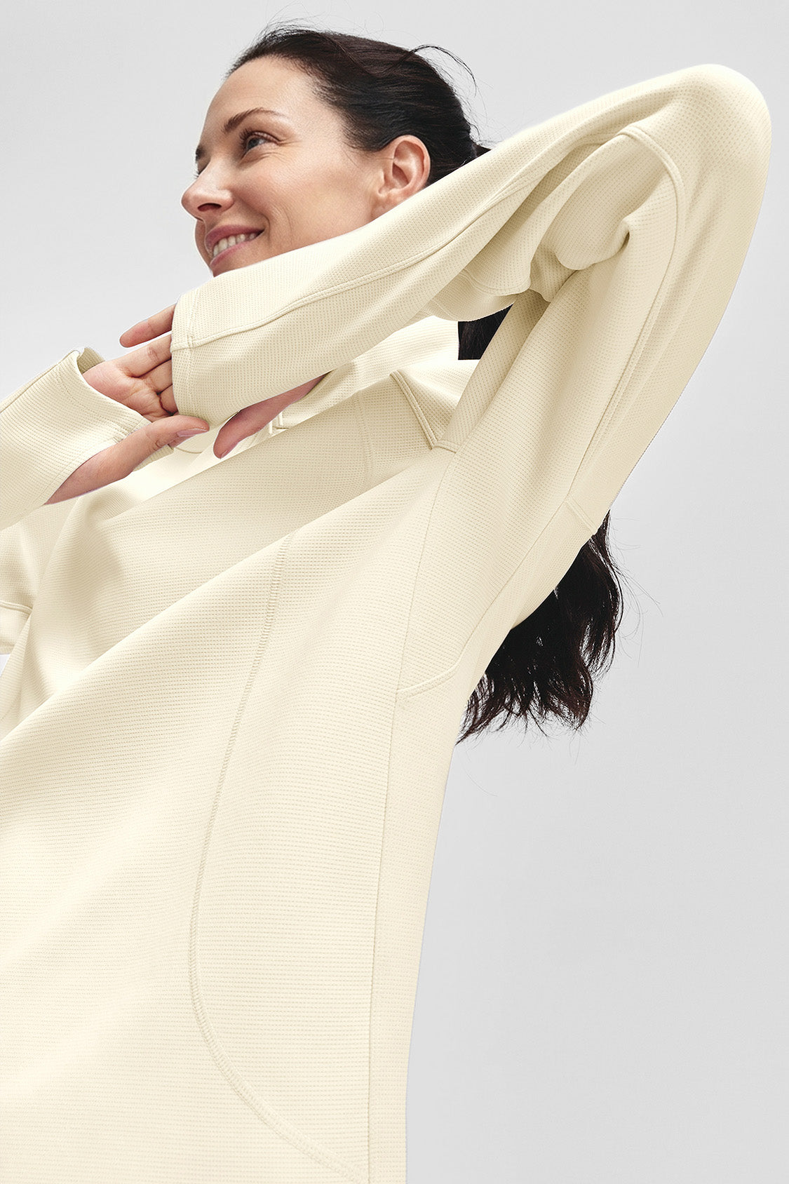 FlexWarm – Women’s High-Stretch Fleece-Feel Half-Zip Long Sleeve Top (Light Warmth)