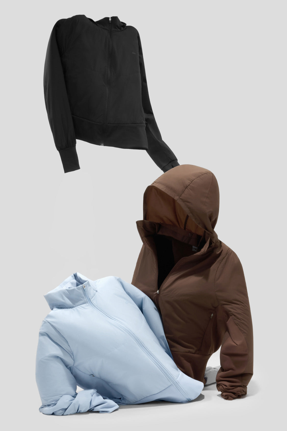 Damen-Cropped-Stretchjacke mit Wattierung (mittlere Wärme) CL014