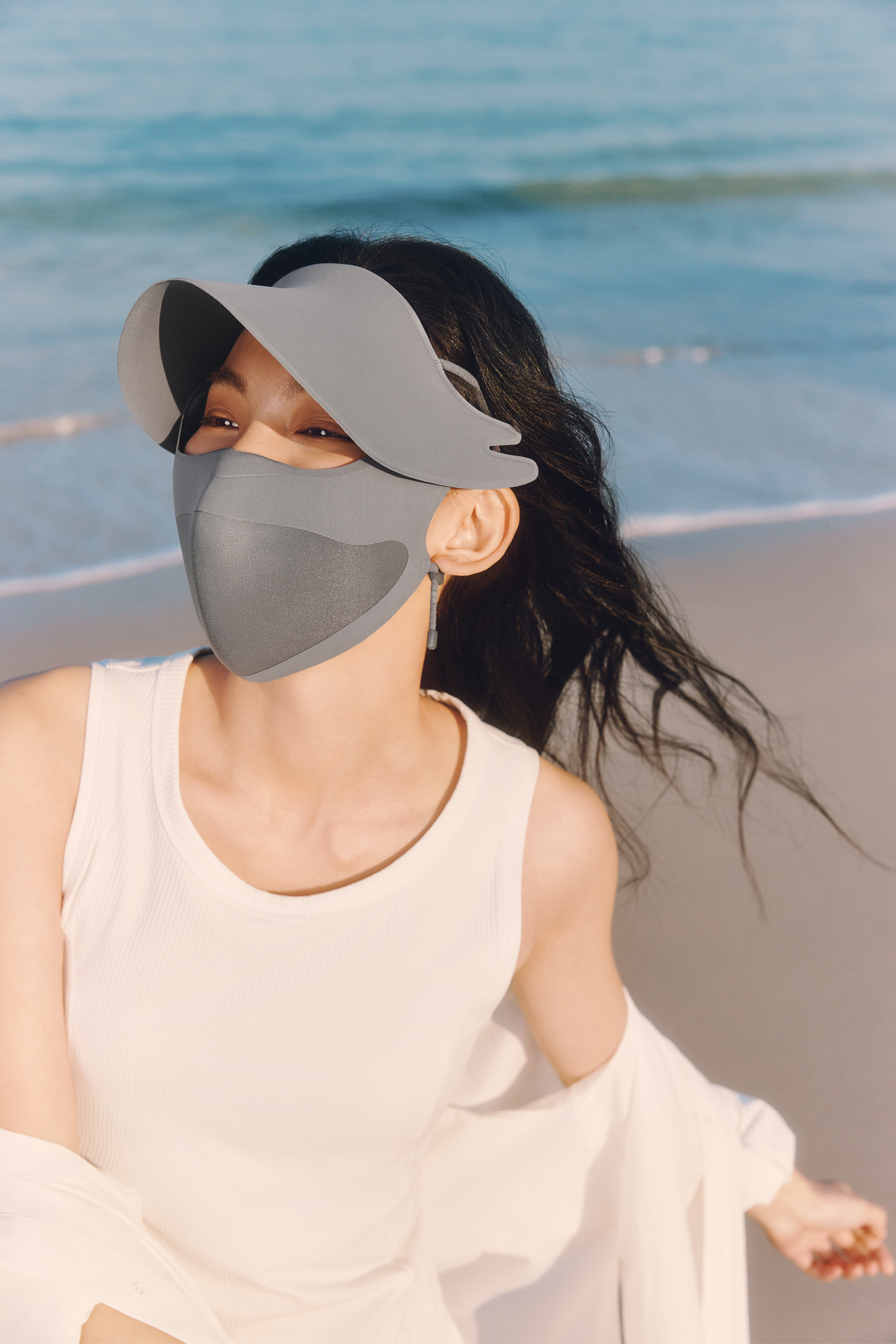 Women's Brimmed Protective Face Cover UPF 50+ SS011