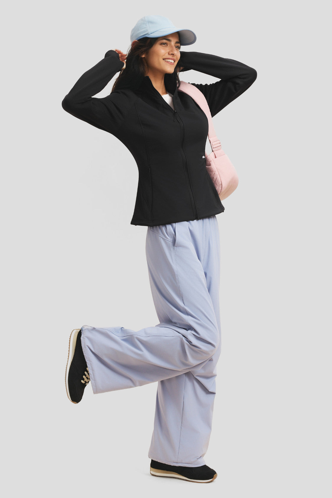 WindHaven – Chaqueta de forro polar cortaviento para mujer con calor medio
