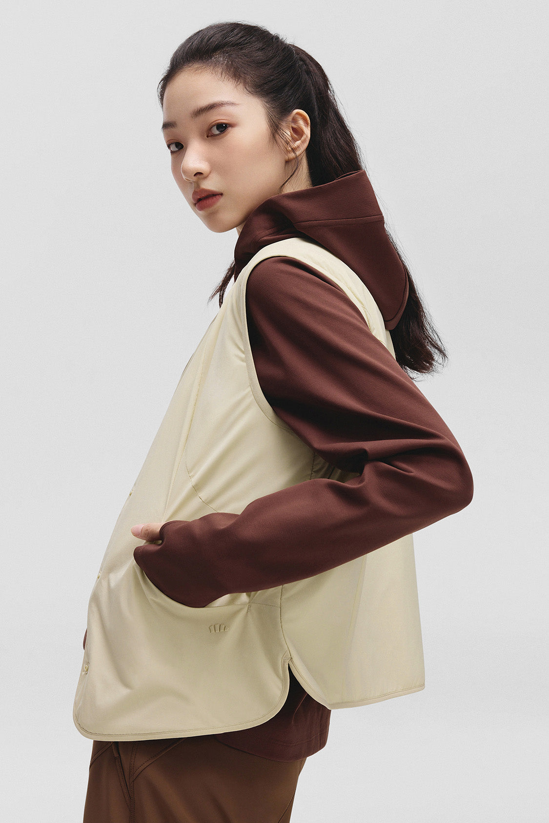 beneunder women's vest #color_beige