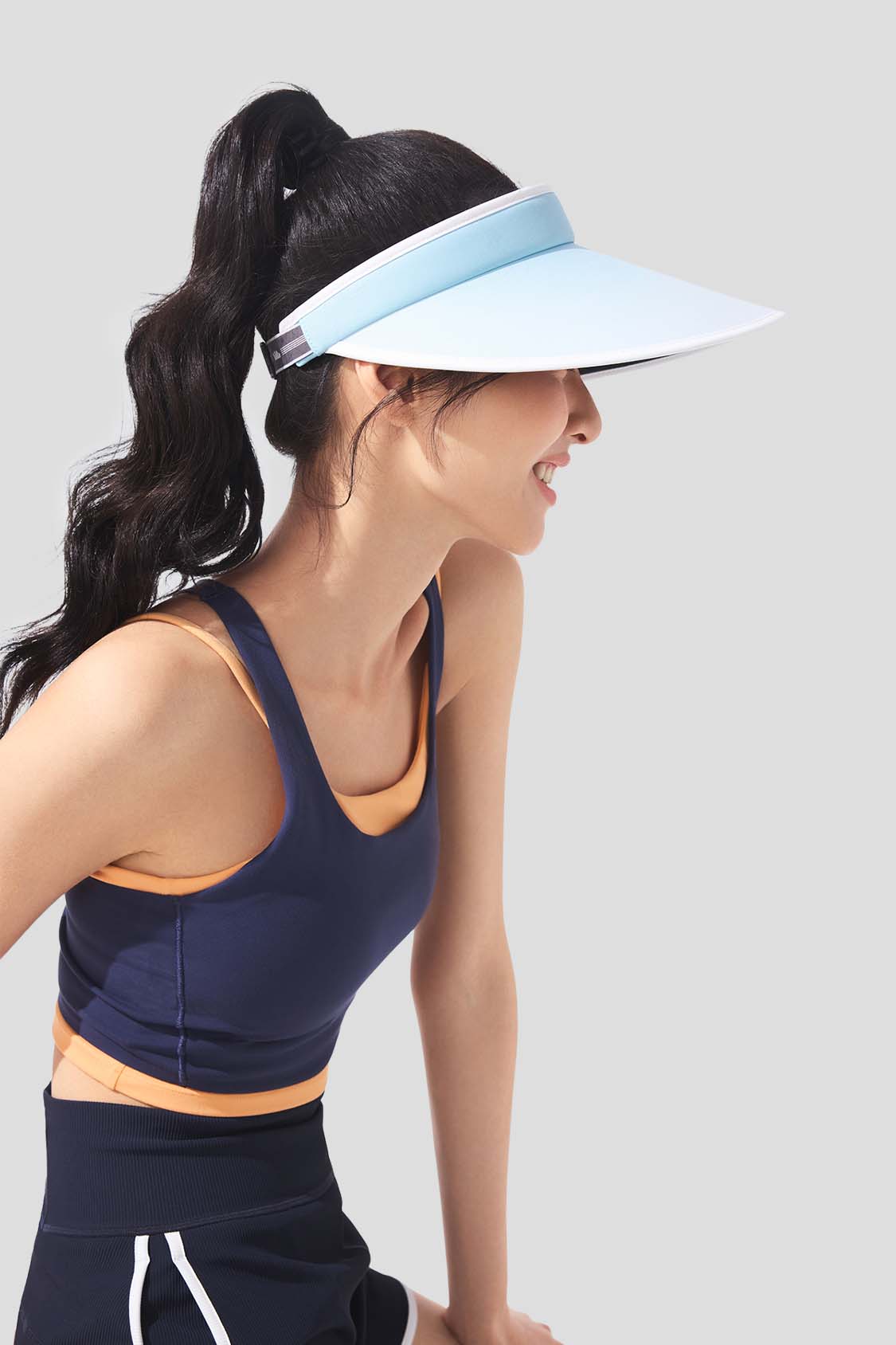 Guji Wide - Women's Sun Visor Hat UPF50+ BM569