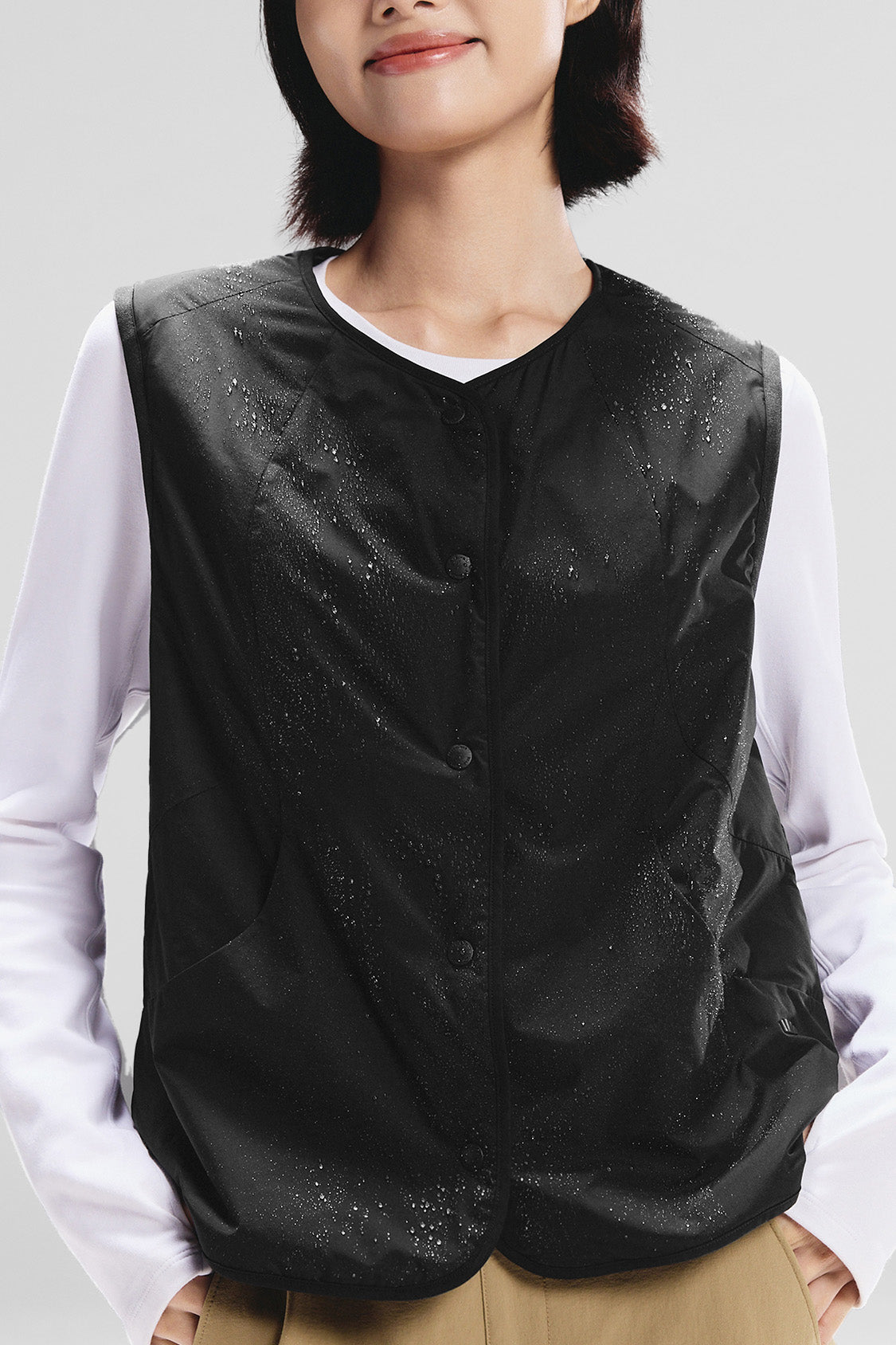 beneunder women's vest #color_black