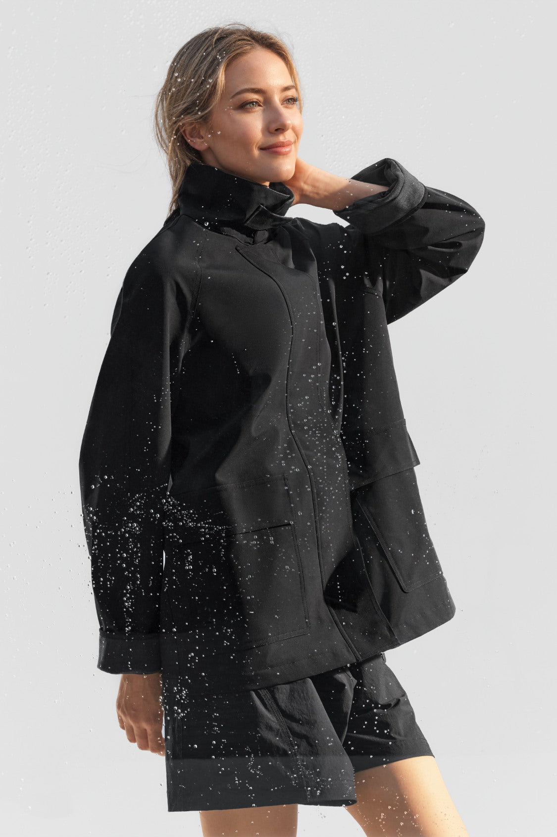 Women's Windproof Collared Insulated Jacket (Mid Warmth) CL016