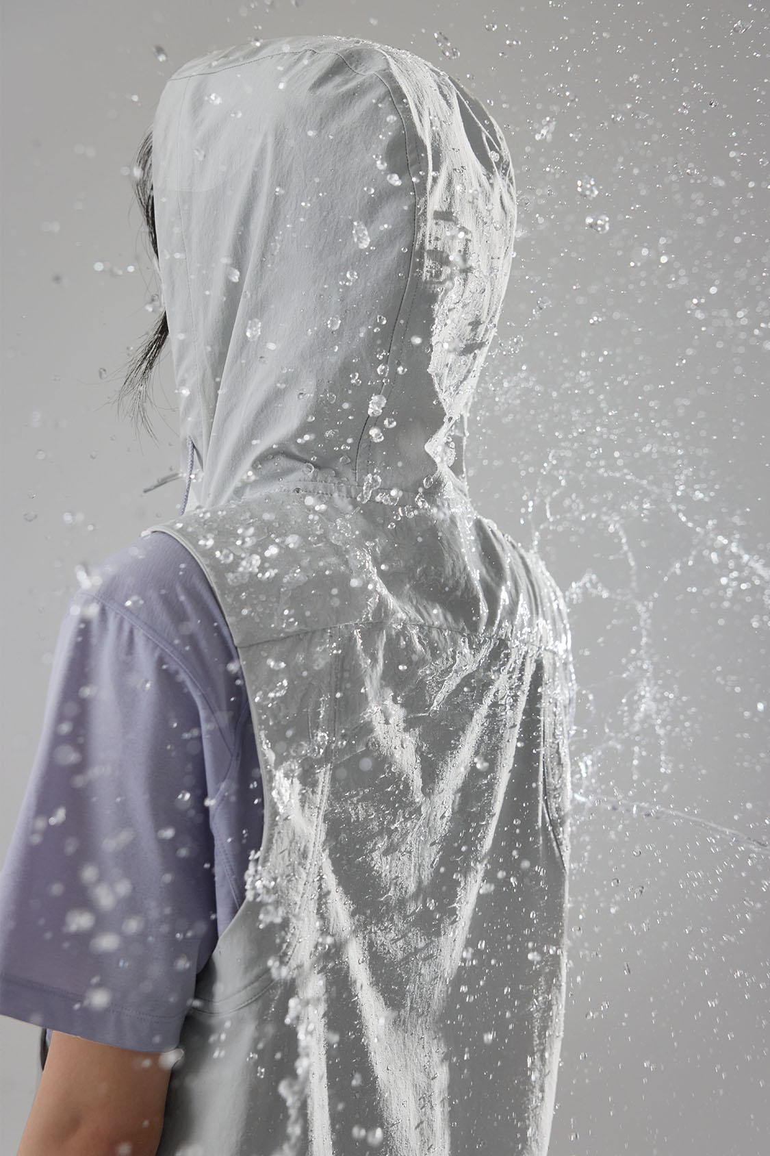 beneunder women's sun protection vest #color_light gray