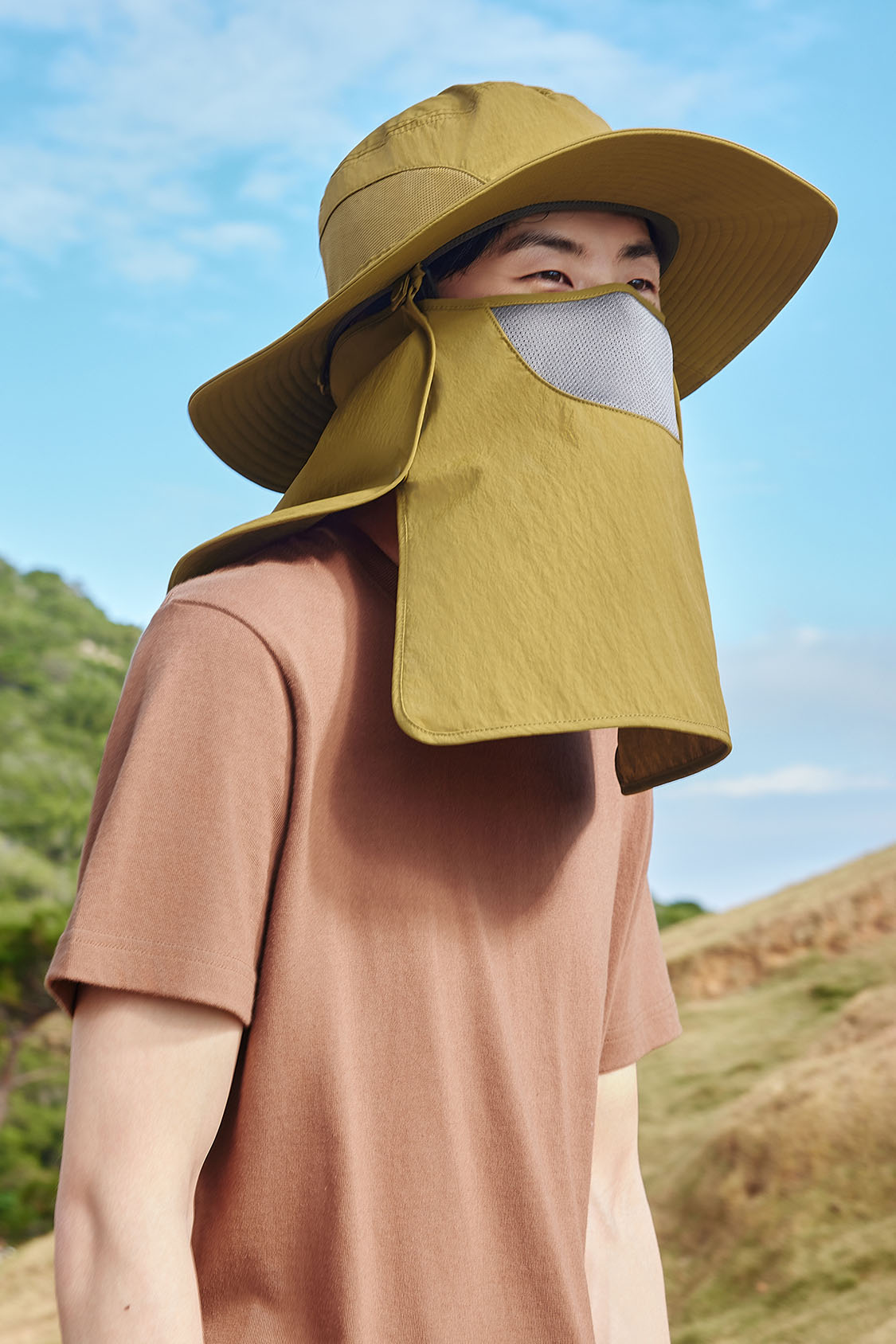 Cover - Men's Full Coverage Sun Protection Fishing Hat UPF50+