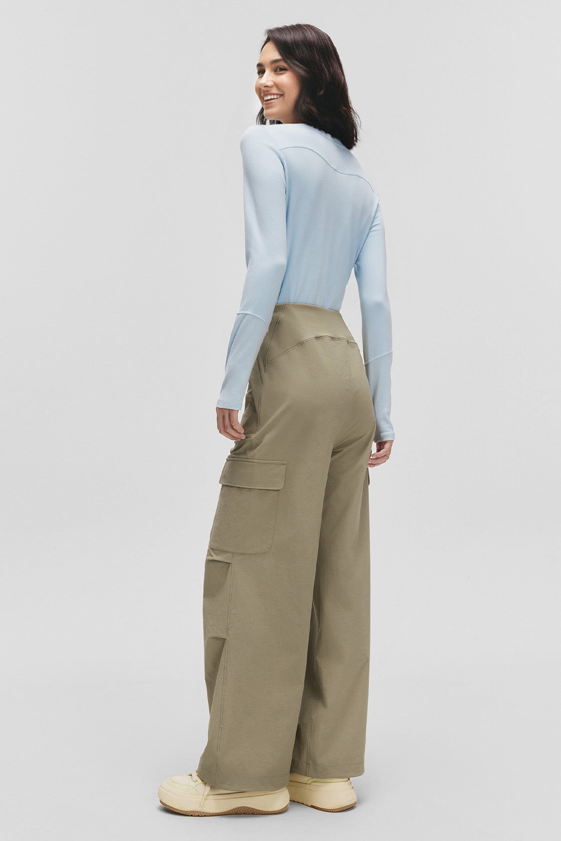 beneunder parashell womens paratrooper style softshell pants #color_coffee