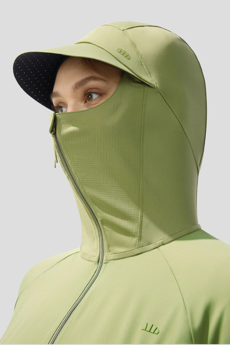 beneunde women's sun protection jacket #color_green