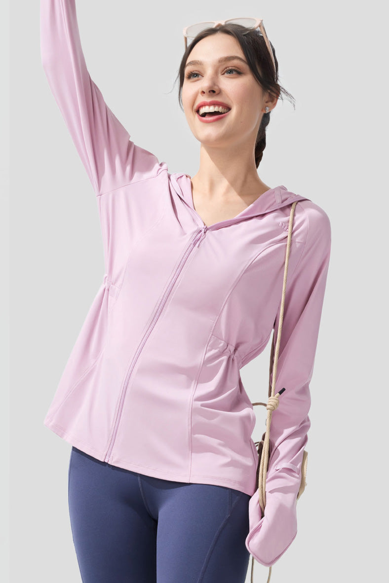 beneunde women's sun protection jacket #color_pink