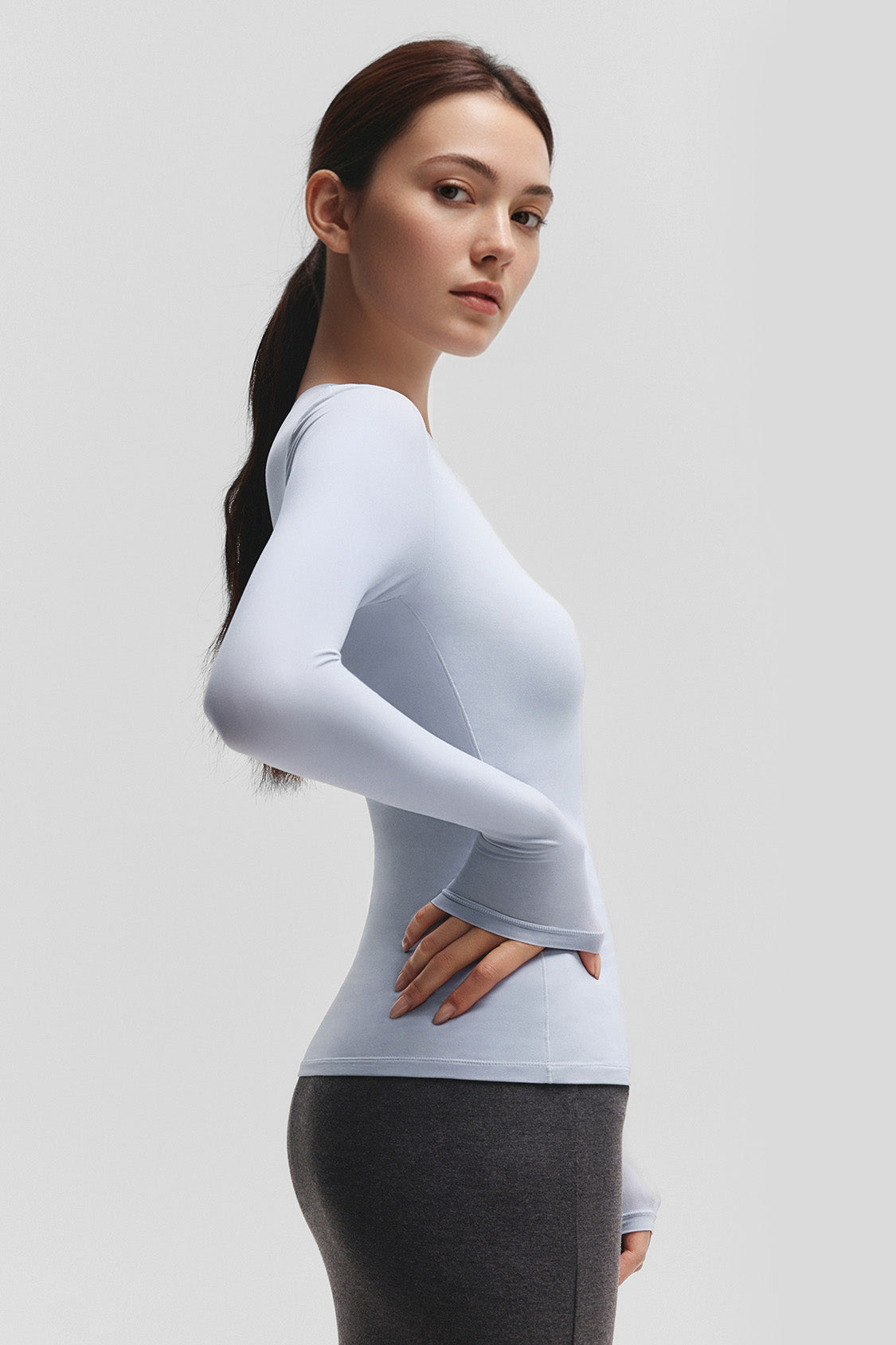 beneunder bareform womens seamless sports shaping top #color_lavender