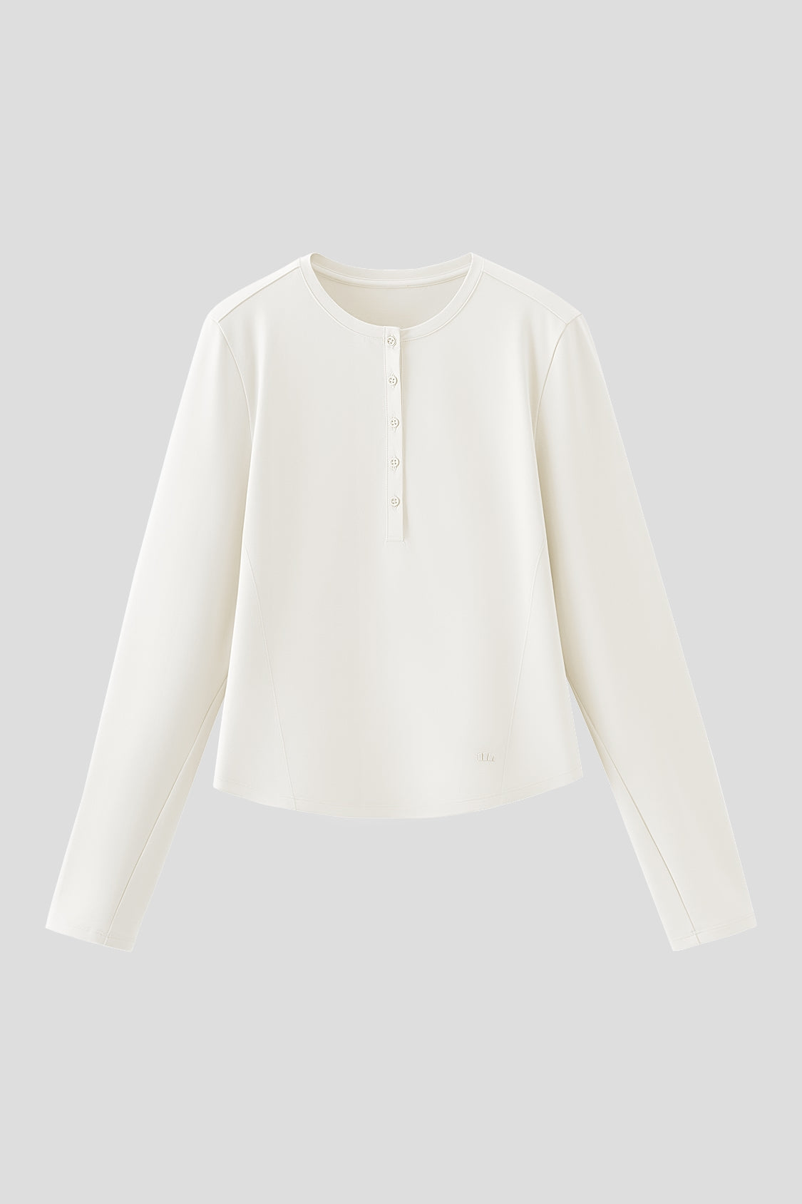 Women's Slim-Fit Long-Sleeve Henley T-Shirt CT022