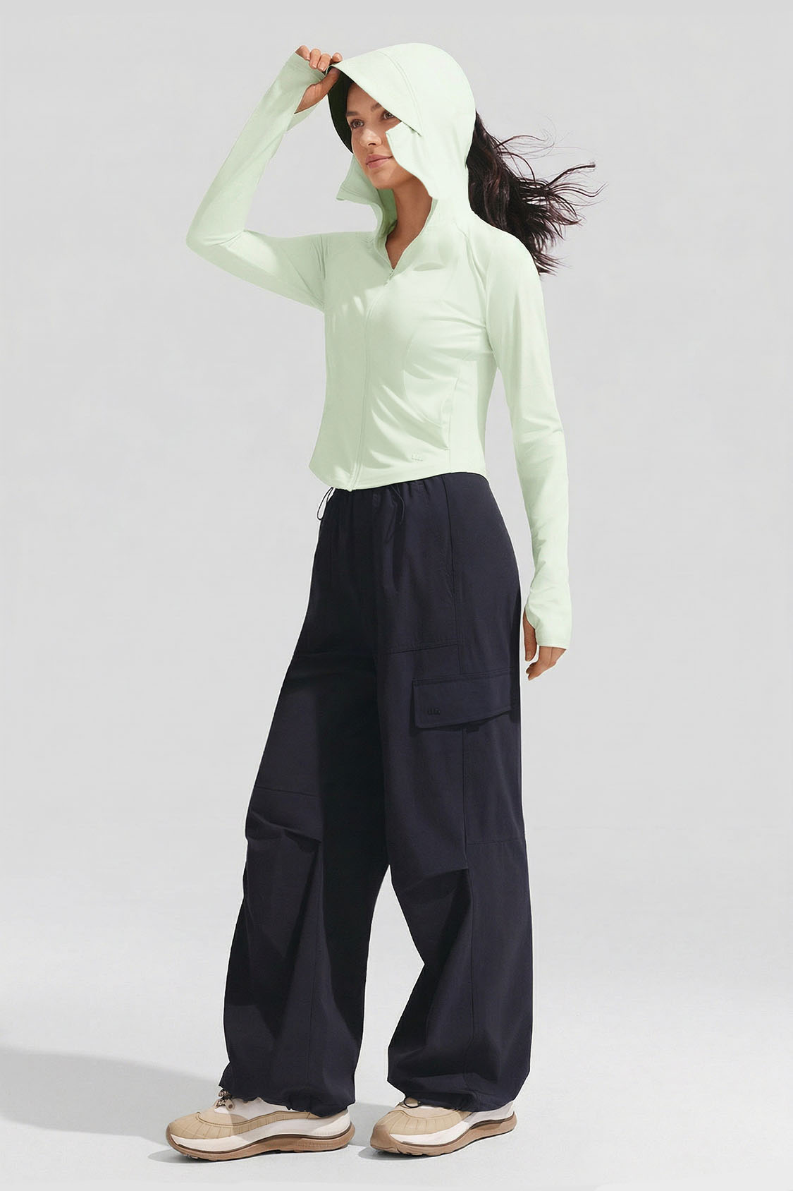 Women's Slim-Fit Cooling Sun Protection Jacket UPF 100+ AL119