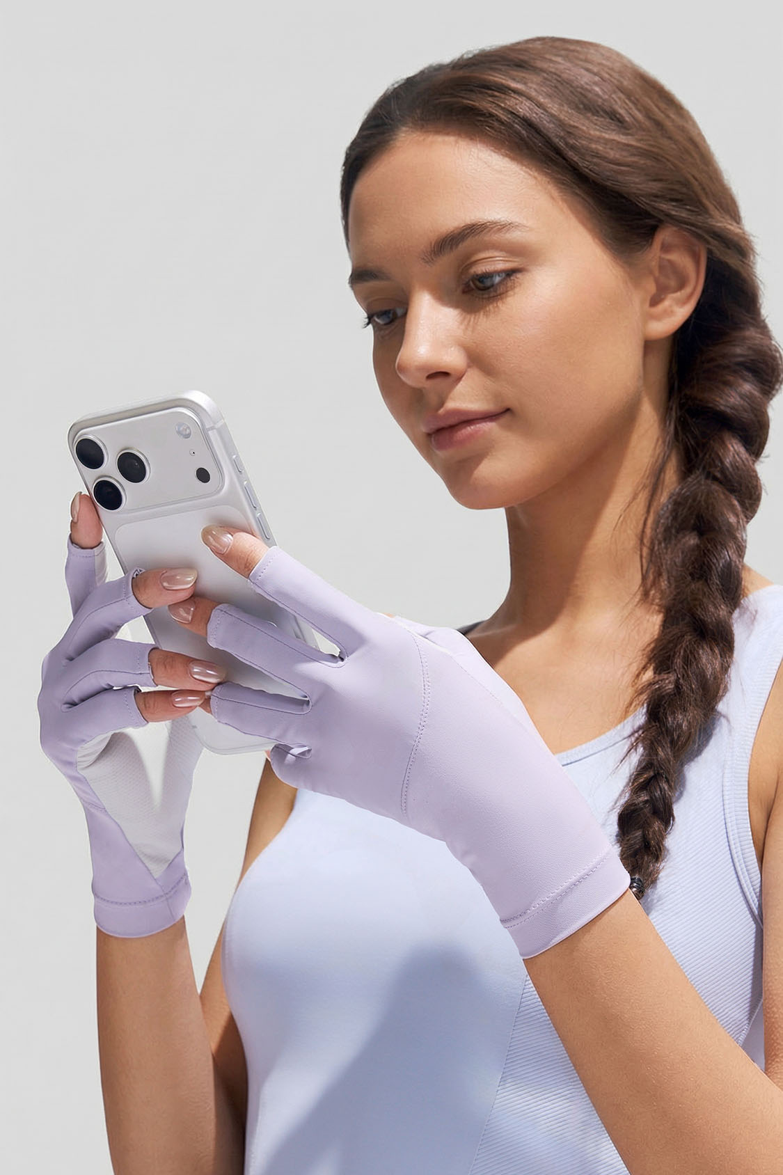 Women's Cooling Sun Protection Gloves UPF 50+ AL365