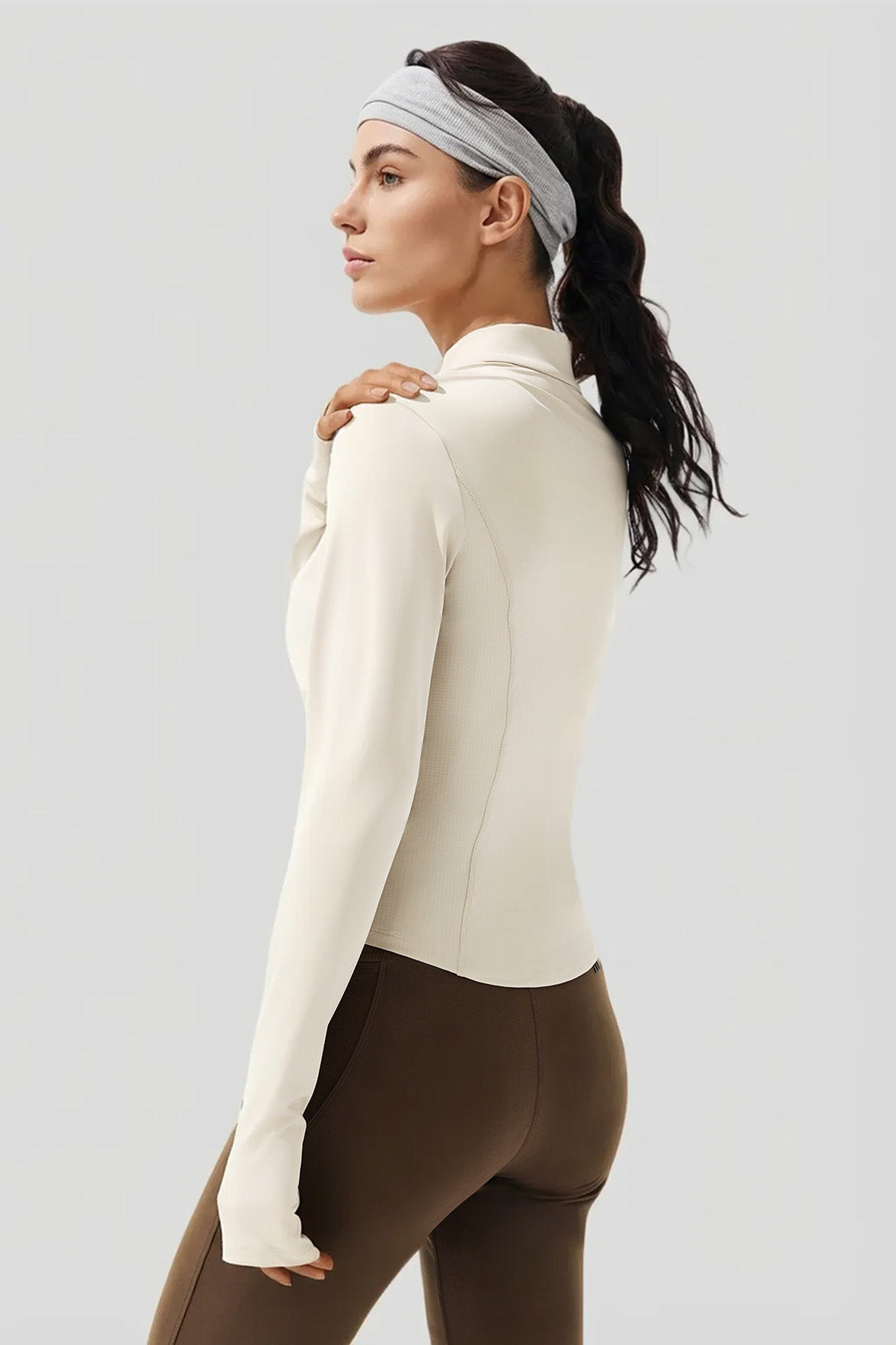 Women's Slim-Fit Sun Protection Jacket with Stand Collar UPF 100+ AL819