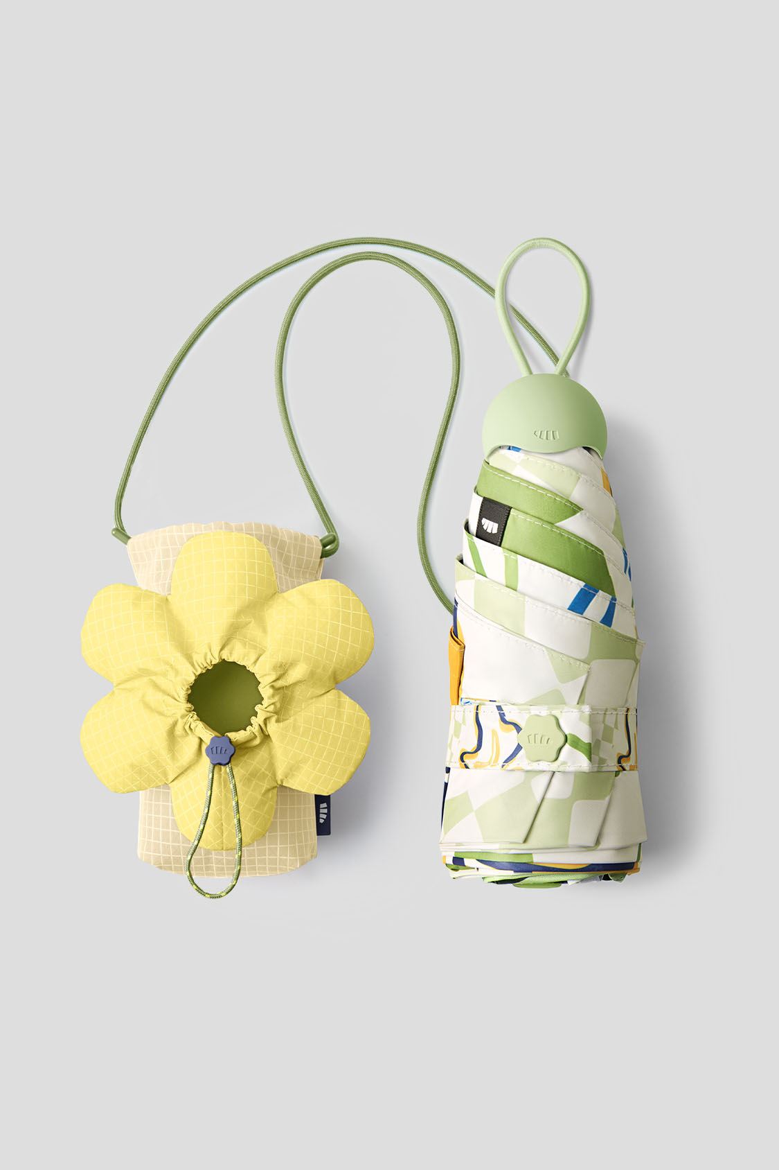 折叠 - 五折防晒伞 UPF50+