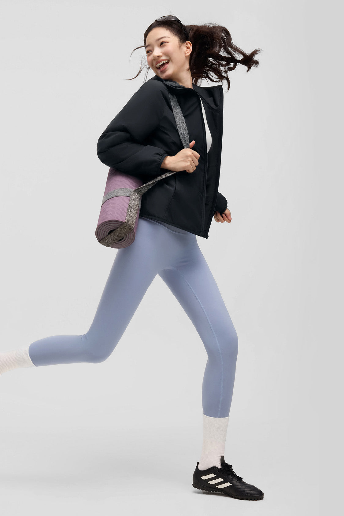 beneunder hoodtrail womens medium warmth hooded fleece jacket #color_black