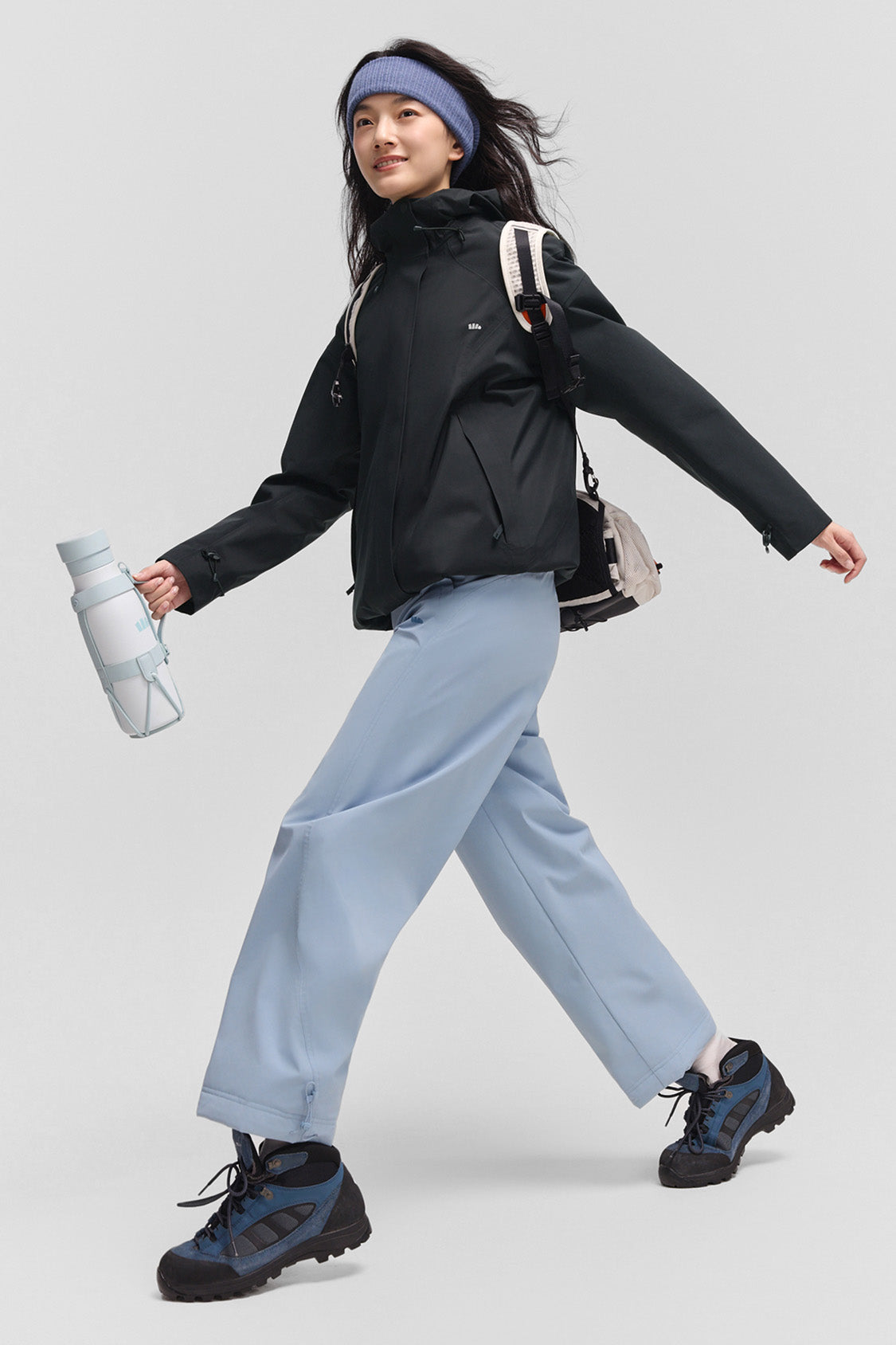 beneunder alpinecore – women’s insulated shell jacket (regular fit, warm liner) #color_black