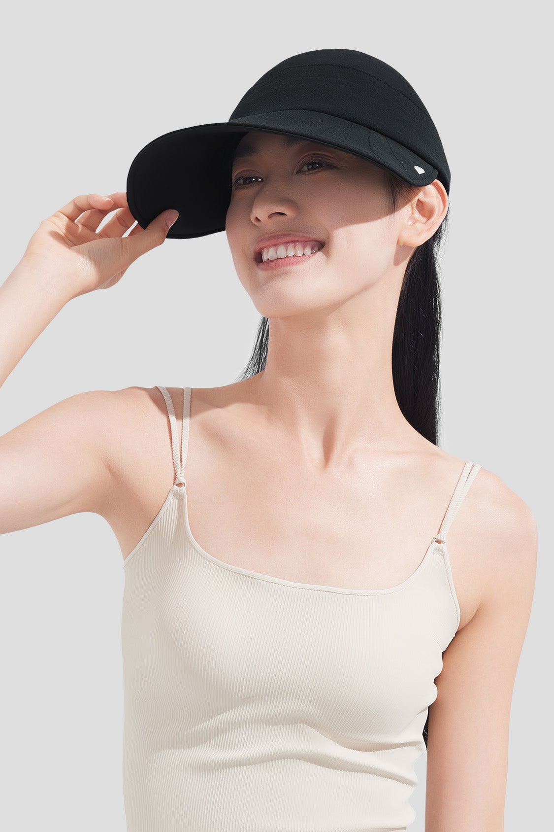beneudner women's sun hats upf50+ #color_black