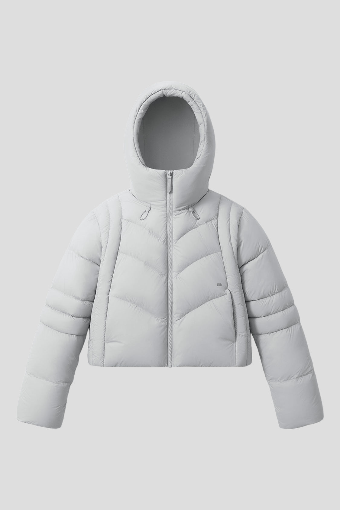 beneunder lofthaven womens extra warmth short down jacket #color_blue gray