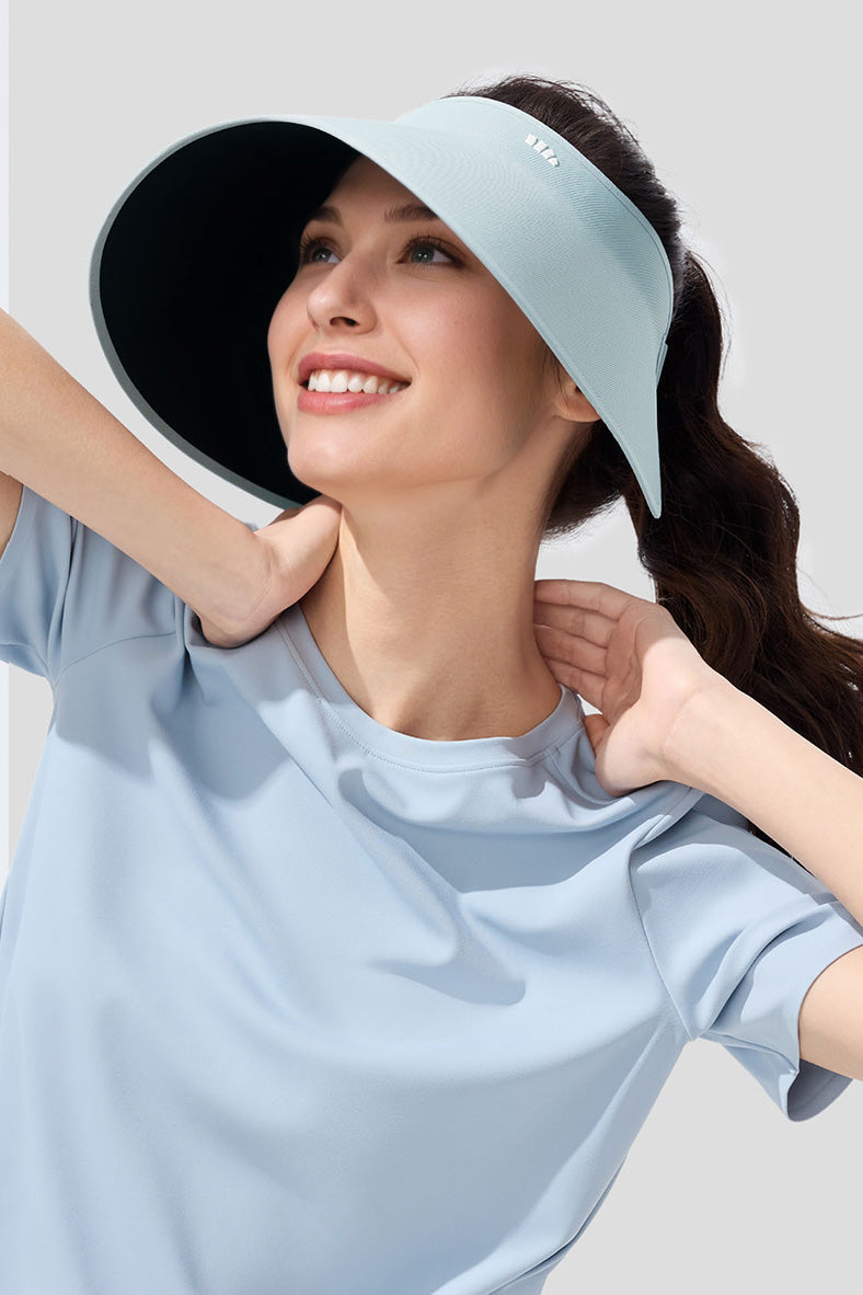 Roll - Women's Wide Brim Topless Sun Hat UPF50+