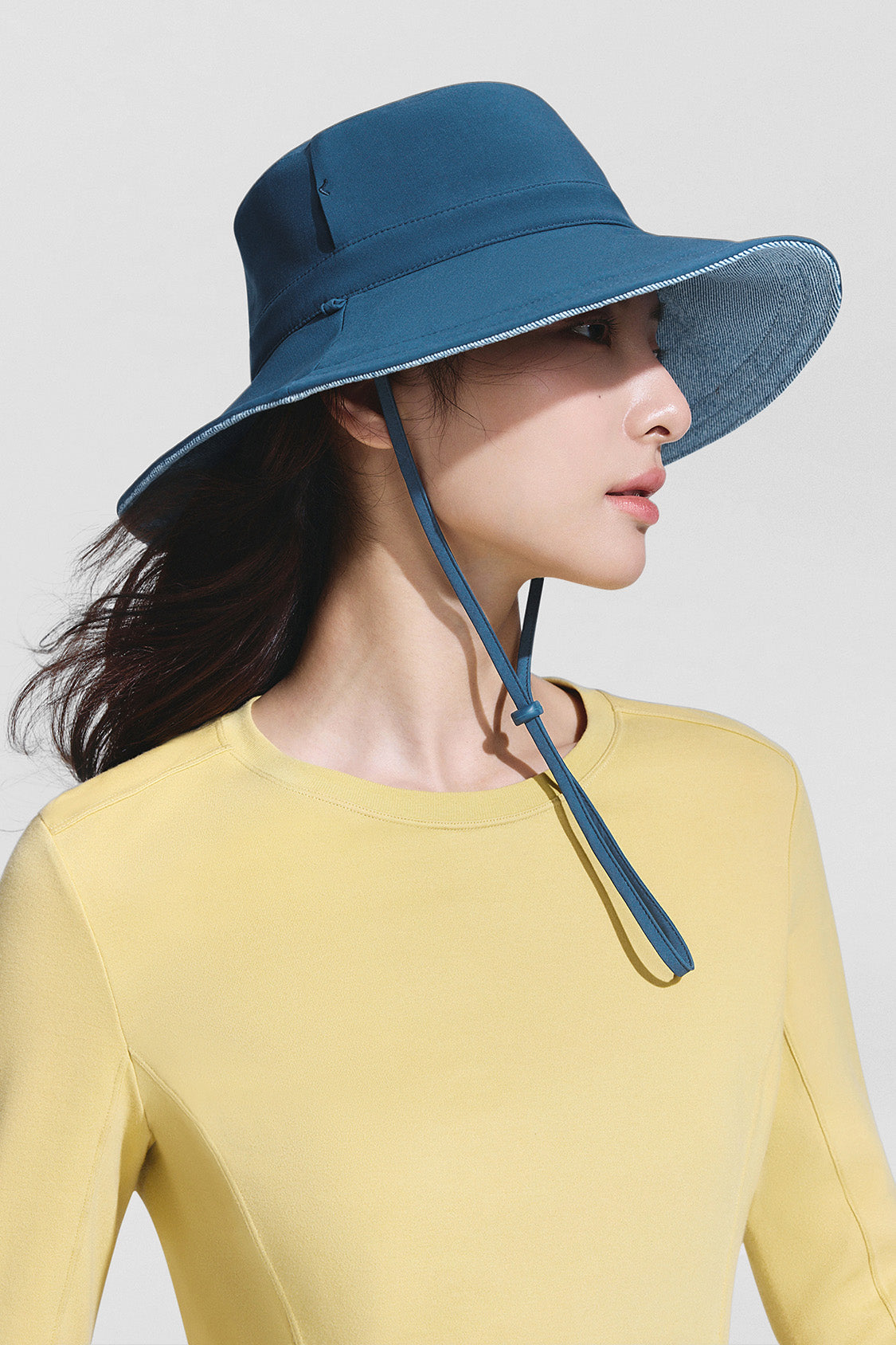 women’s dual-sided ventilated sun hat upf50+ #color_blue