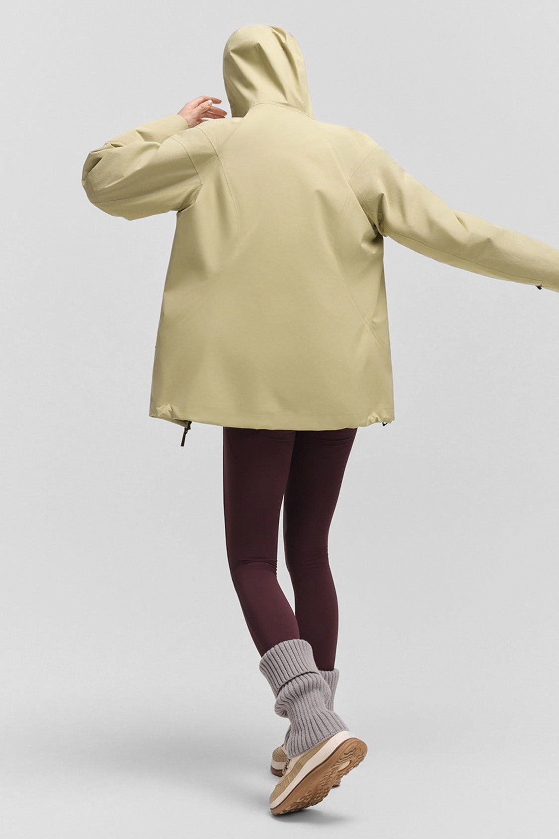 beneunder alpinecore – women’s insulated shell jacket (regular fit, warm liner) #color_brown