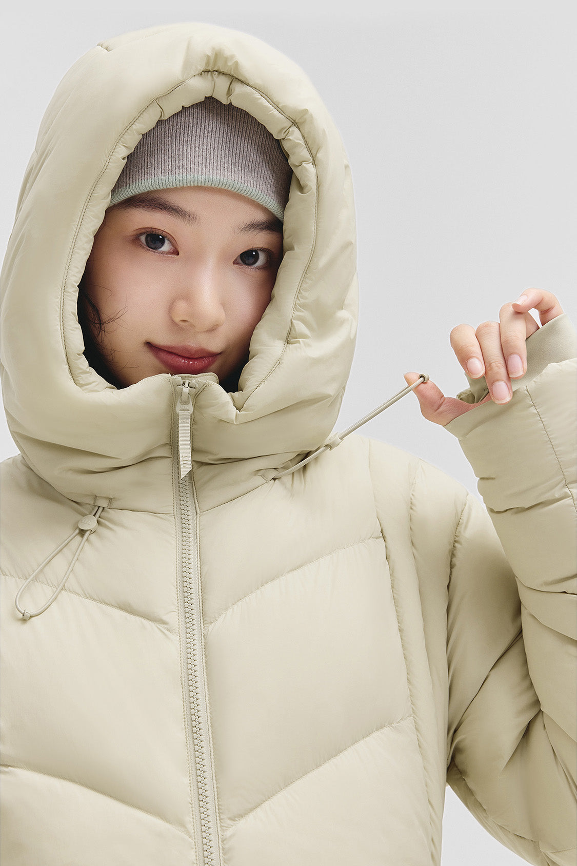 beneunder loftguard – women’s high-loft down coat (long, extreme warmth) #color_brown