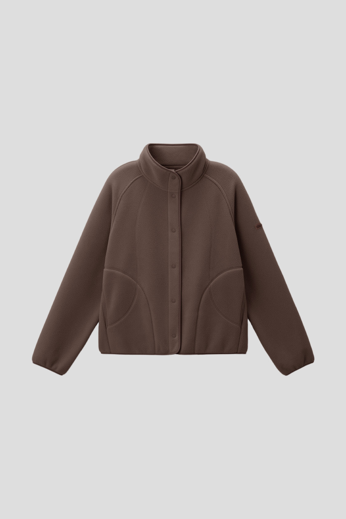 beneunder corefit womens light warmth regular fit fleece jacket#color_brown