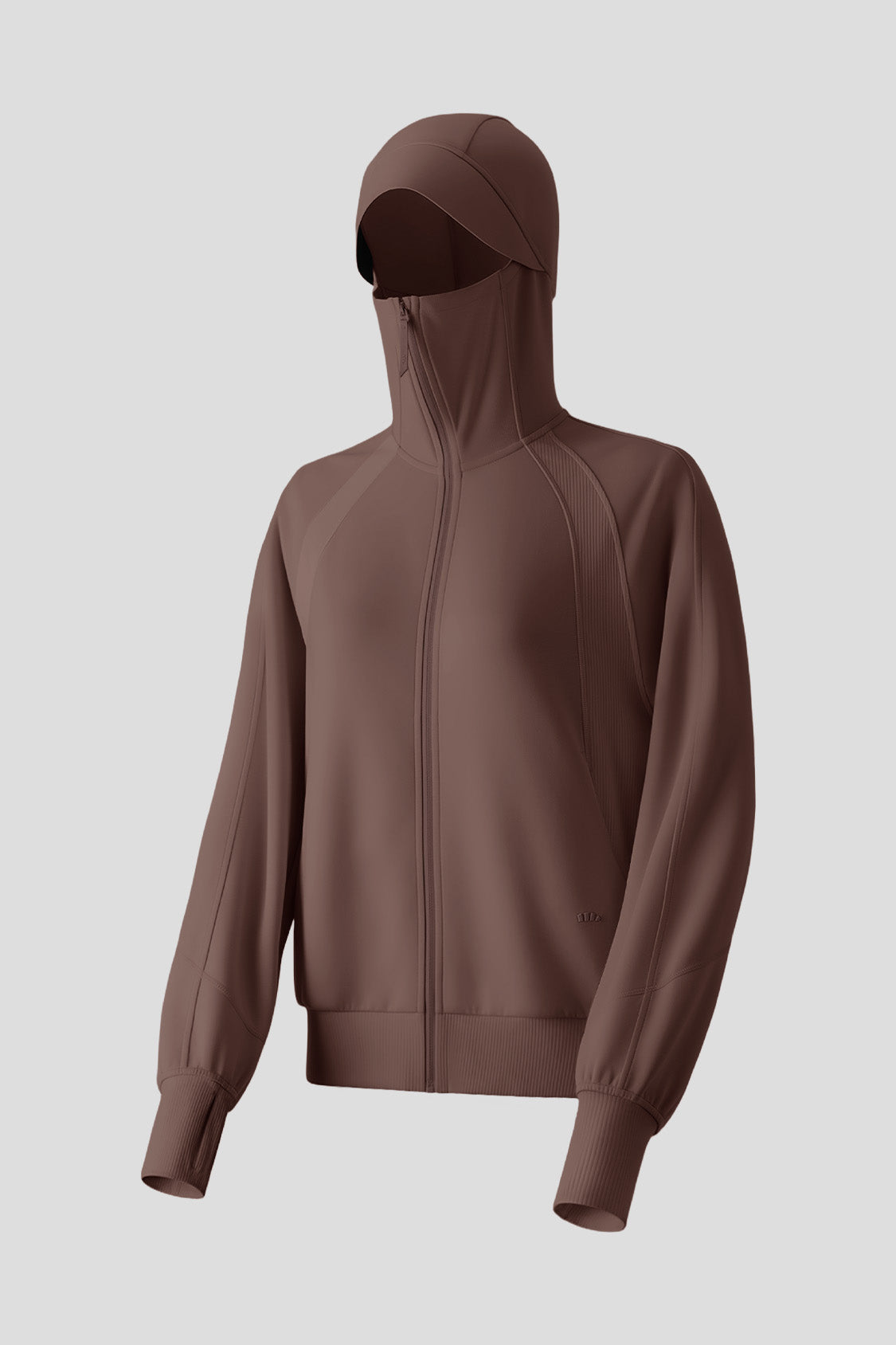 beneunder airshell womens windproof sun protection jacket upf50#color_brown