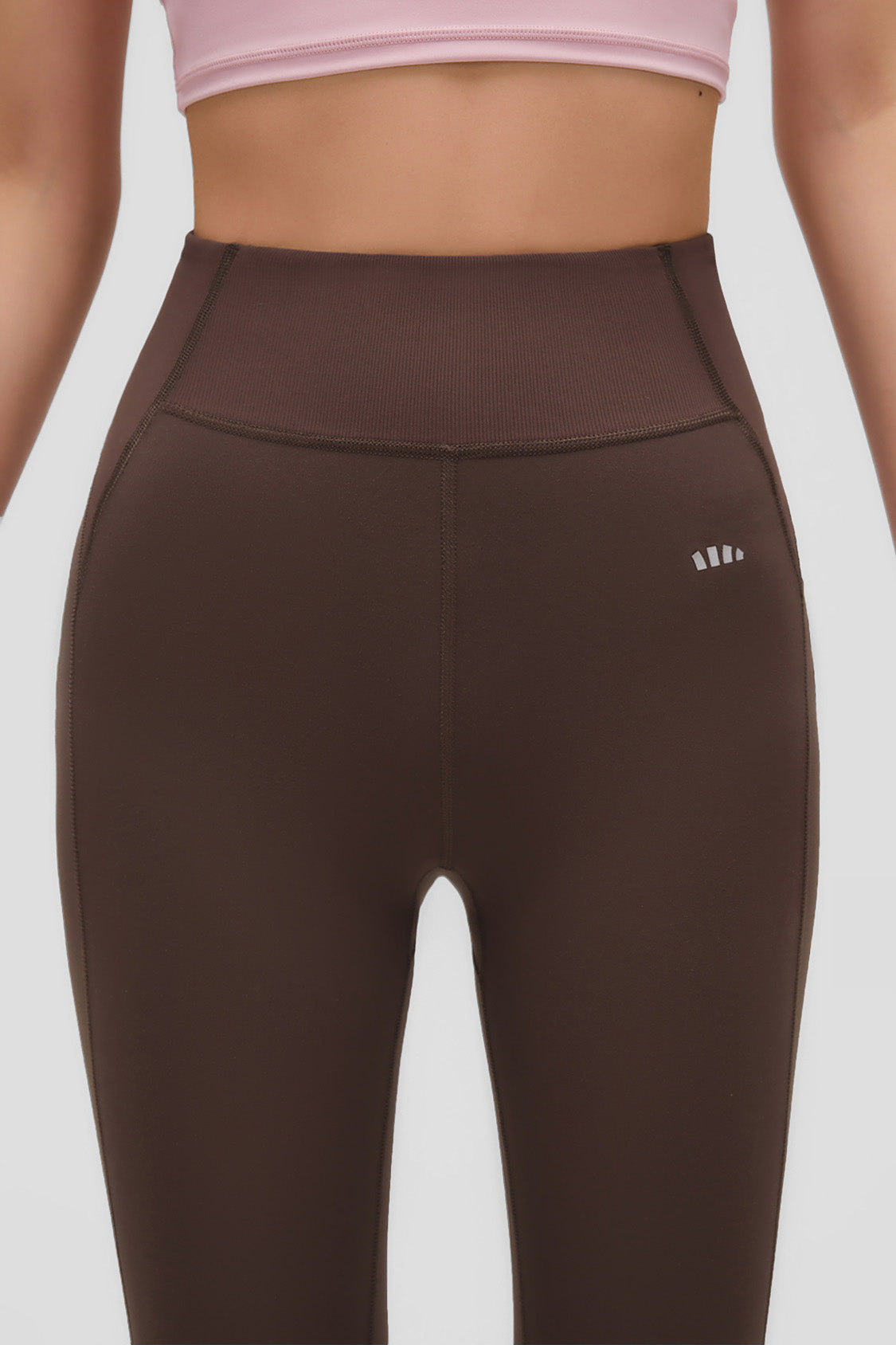 beneunder flexskin womens high stretch base layer leggings #color_brown