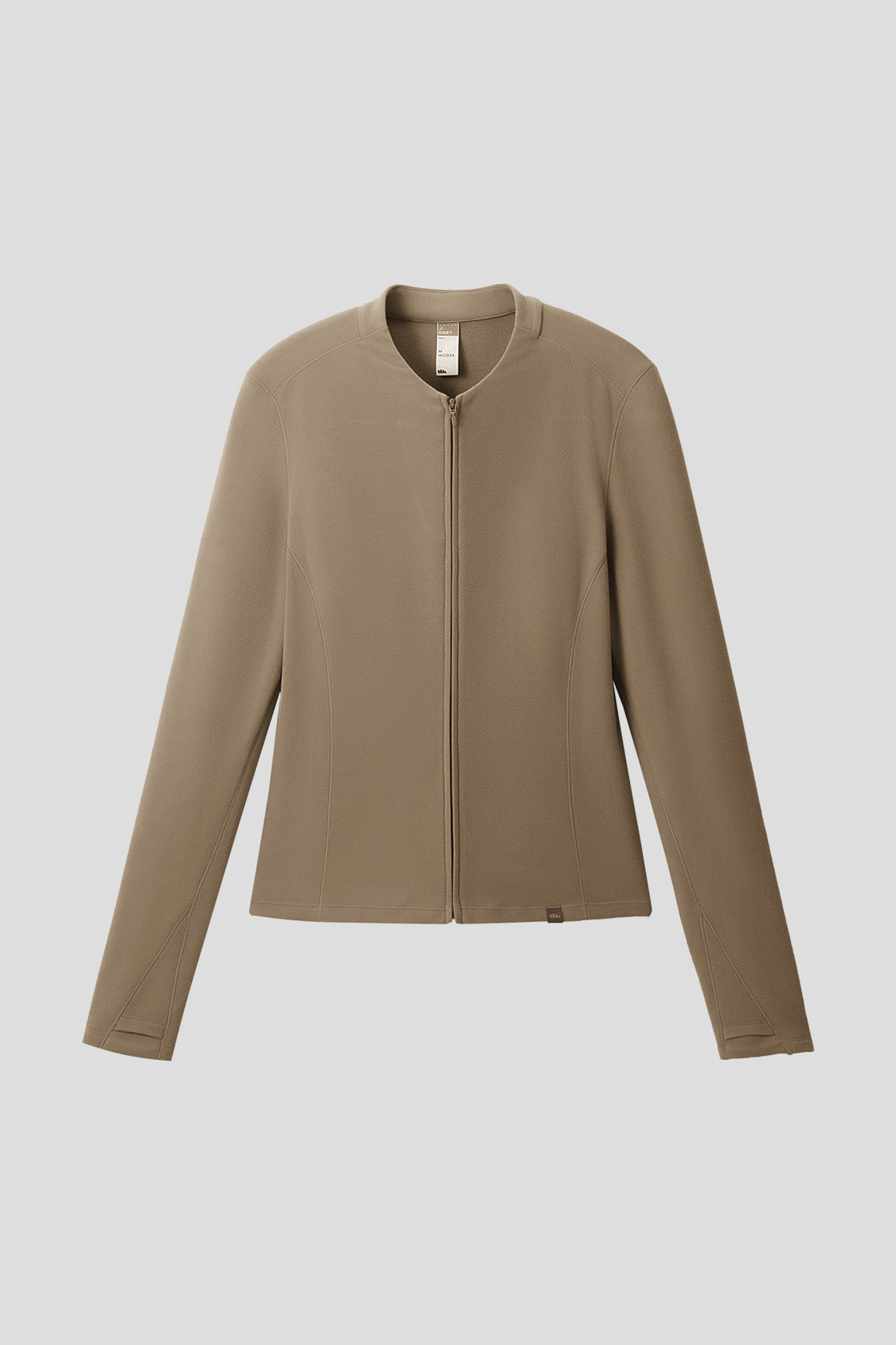 beneunder twintrail womens medium warmth double zip fleece base layer #color_brown