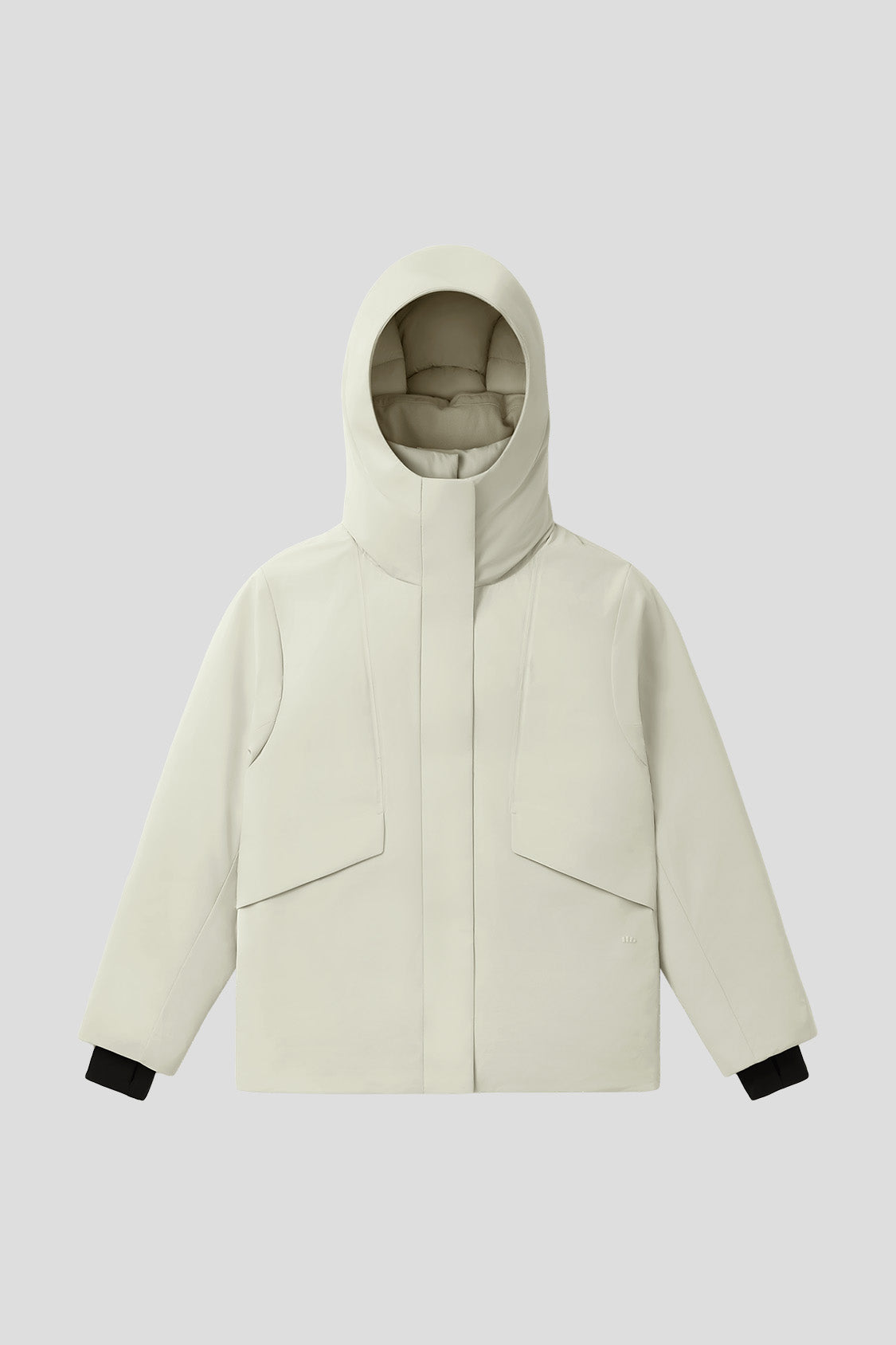 beneunder frostshield – women’s full-protection boxy down jacket (extra warm, long sleeve) #color_light brown