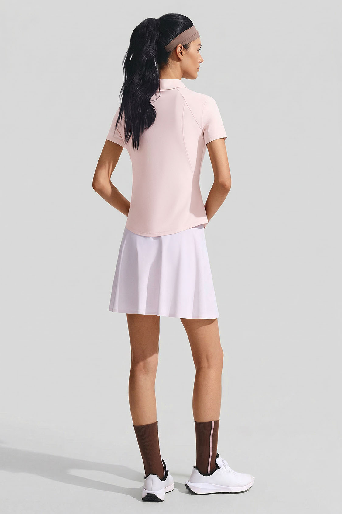 Damen Halb-Reißverschluss Performance-Poloshirt CC003