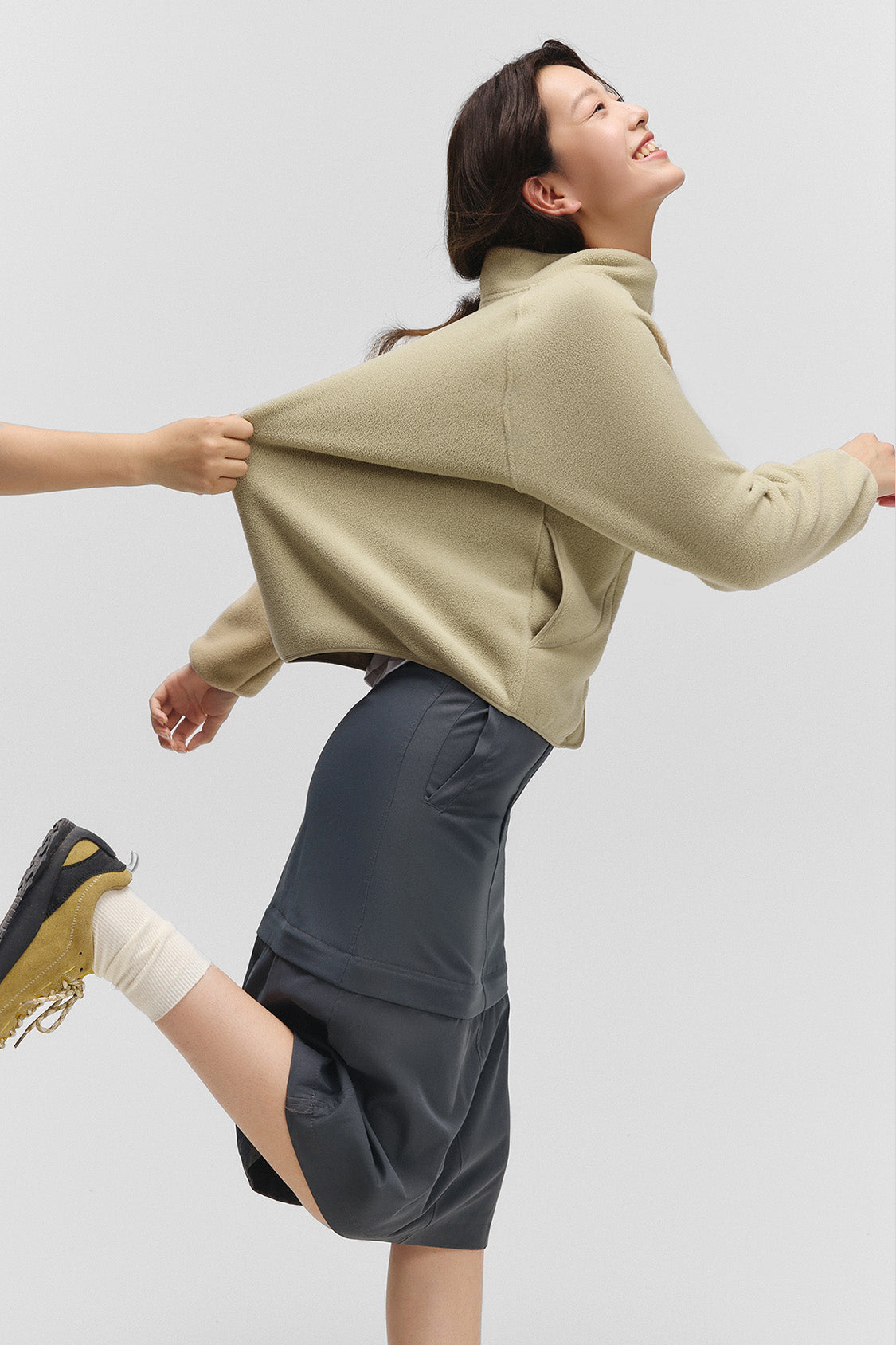 beneunder corefit womens light warmth regular fit fleece jacket#color_coffee