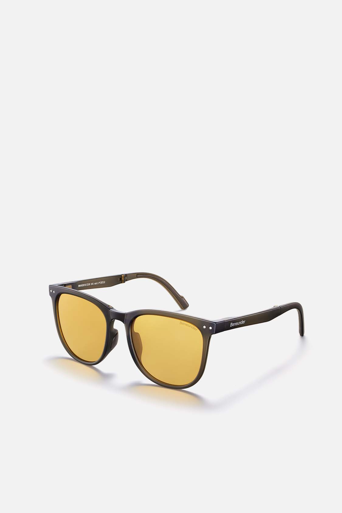 beneunder folding classic sunglasses uv400 #color_wupu brown